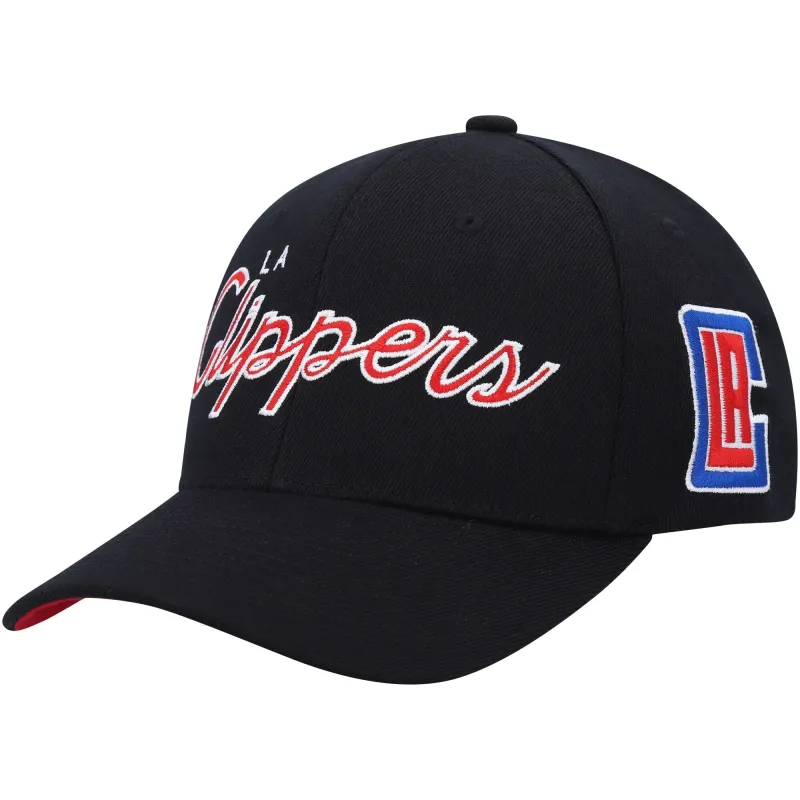 Men's Mitchell & Ness NBA Team Script 2.0 Stretch Snapback Clippers sold by Zulily