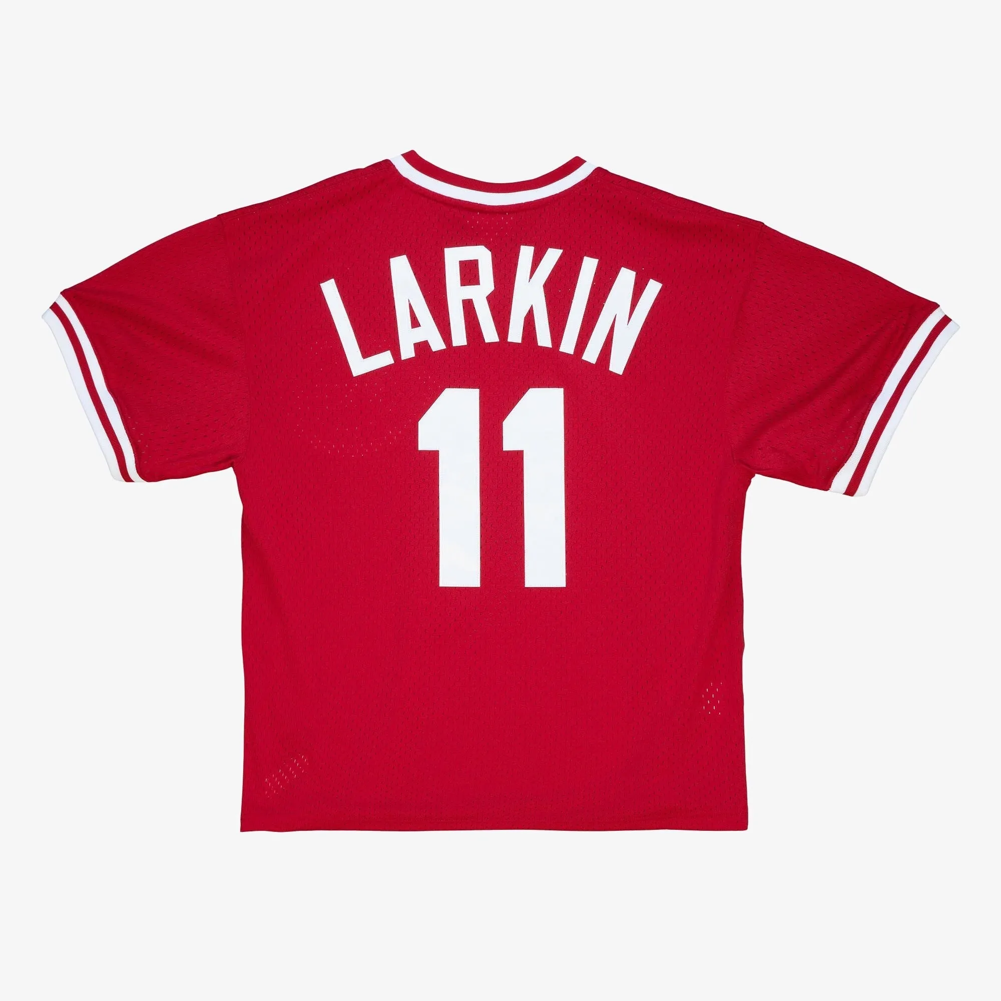 Men's Mitchell & Ness MLB Authentic Bp Jersey - Pullover Reds 1990 Barry Larkin sold by Zulily product image thumbnail 2