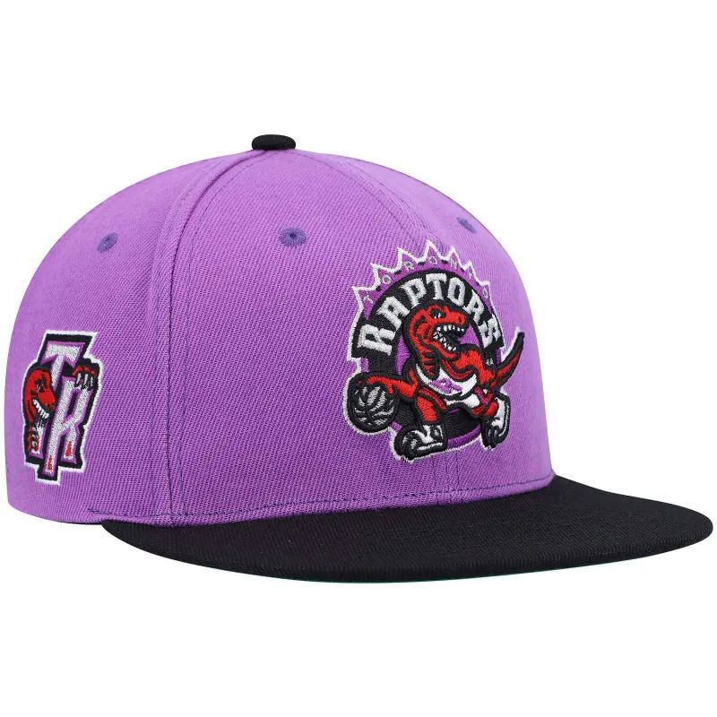 Men's Mitchell & Ness NBA Side Core 2.0 Snapback Hwc Raptors - Purple-Black sold by Zulily