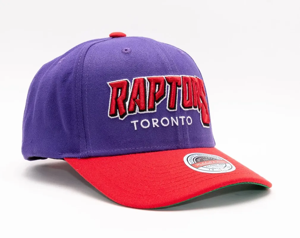 Men's Mitchell & Ness NBA Shredder Stretch Snapback Hwc Raptors - Purple made by Mitchell & Ness