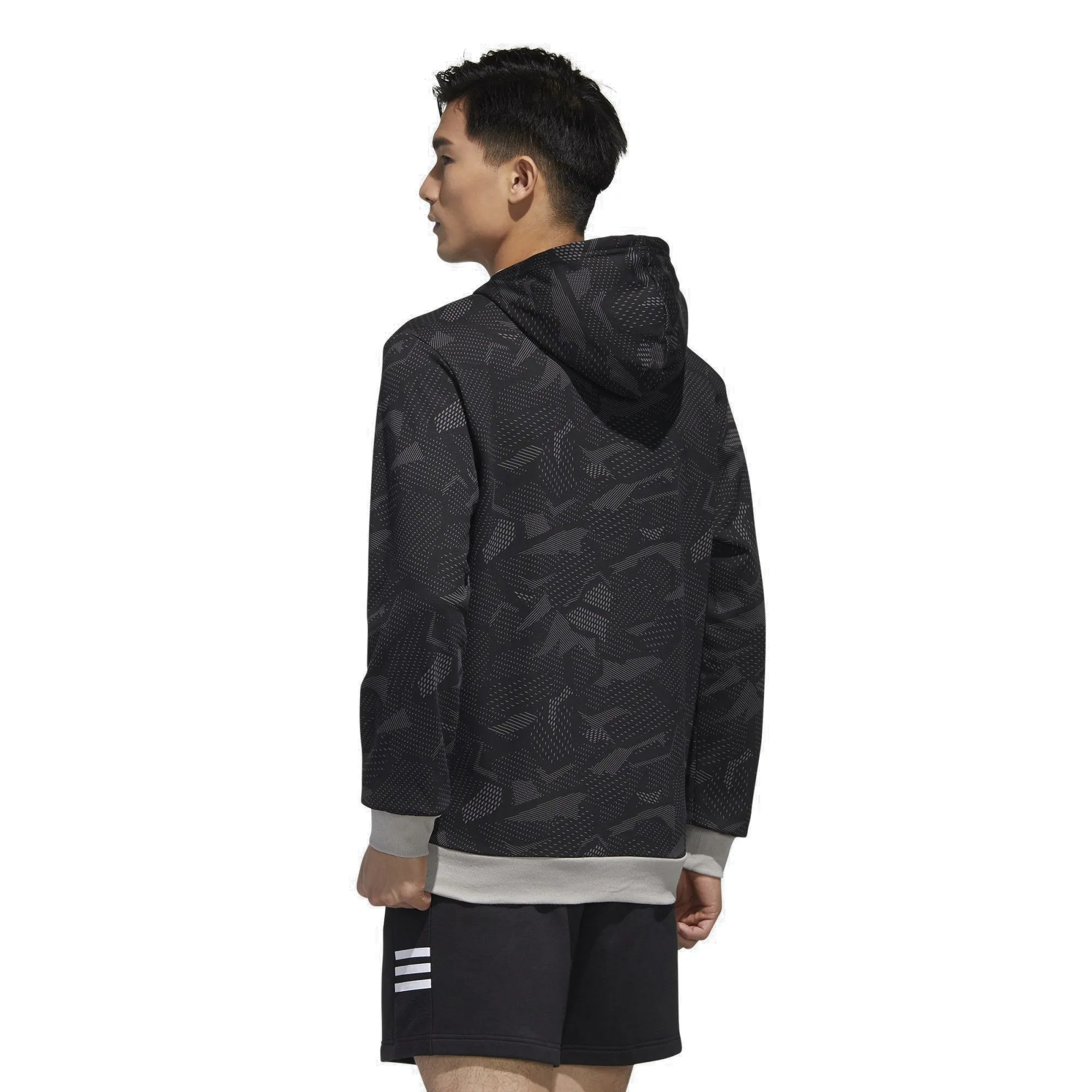 Men's adidas Essentials Aop Hoodie sold by Zulily product image thumbnail 3