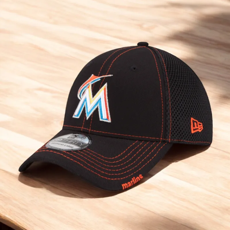 Men's New Era MLB 39Thirty Neo Flex Fit Cap - Miami Marlins made by New Era