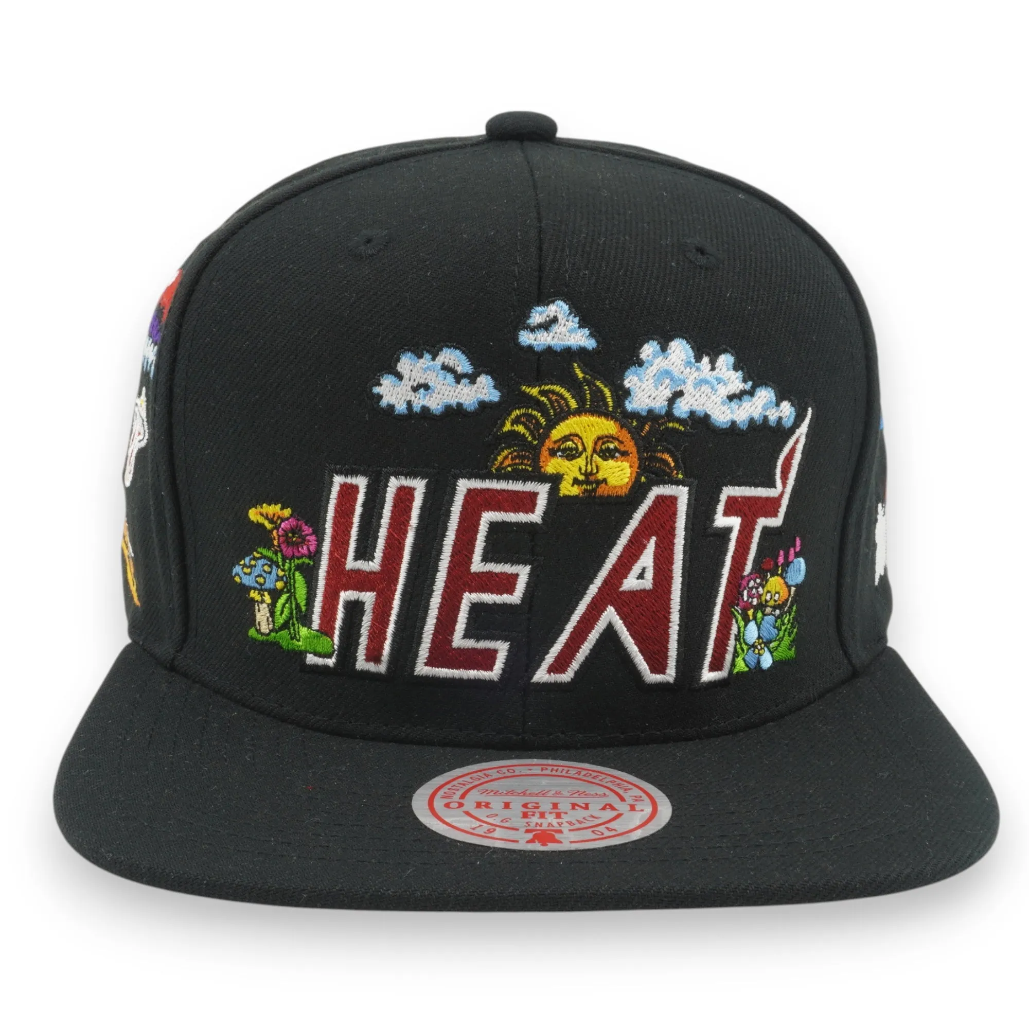 Men's Mitchell & Ness NBA Psychedelic Snapback Hwc Heat - Black sold by Zulily product image thumbnail 2