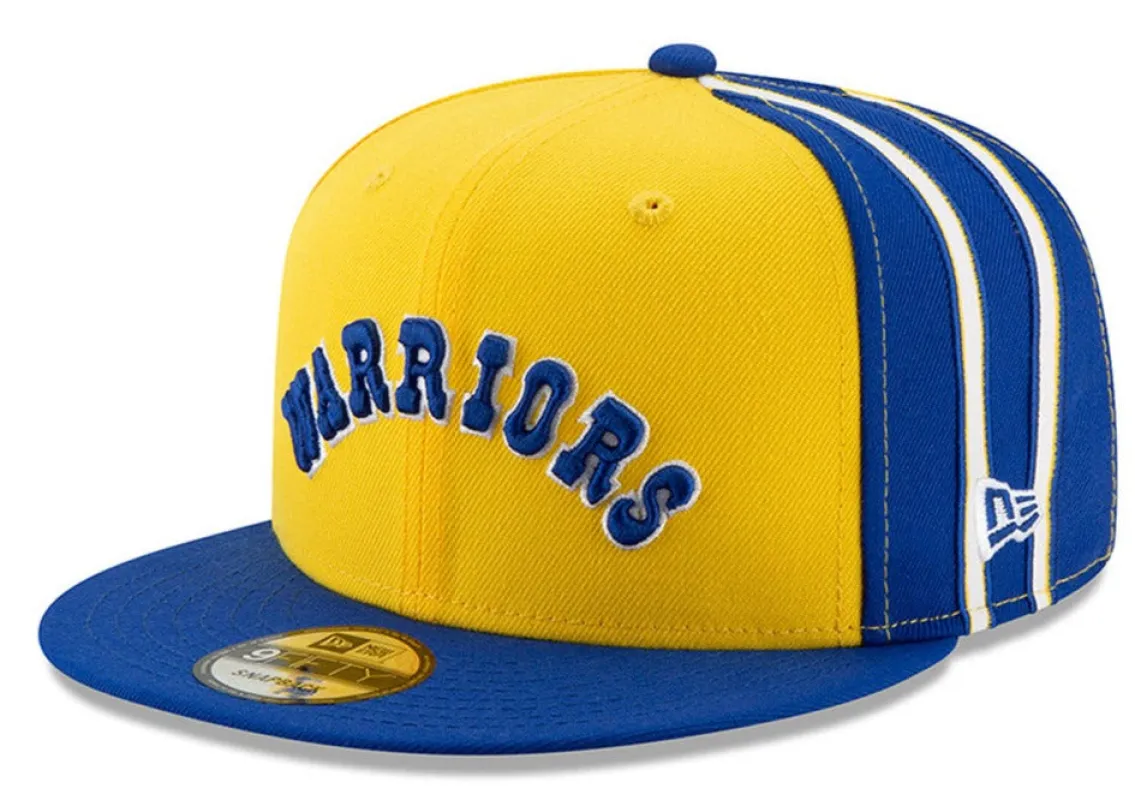 Men's New Era NBA Gs Warriors Hwc Road Uniform 950 Snapback sold by Zulily