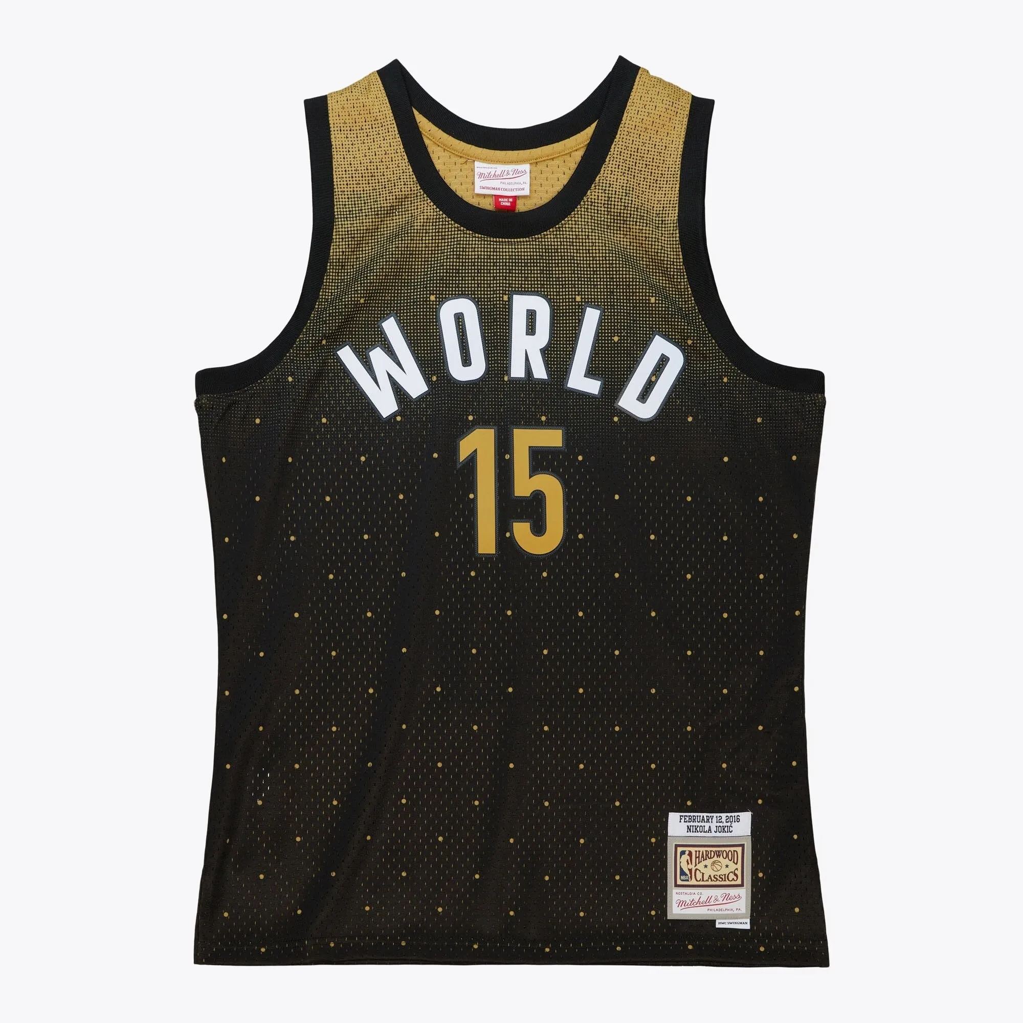 Men's Mitchell & Ness NBA World Jersey All-Star 2016 Nikola Jokic sold by Zulily