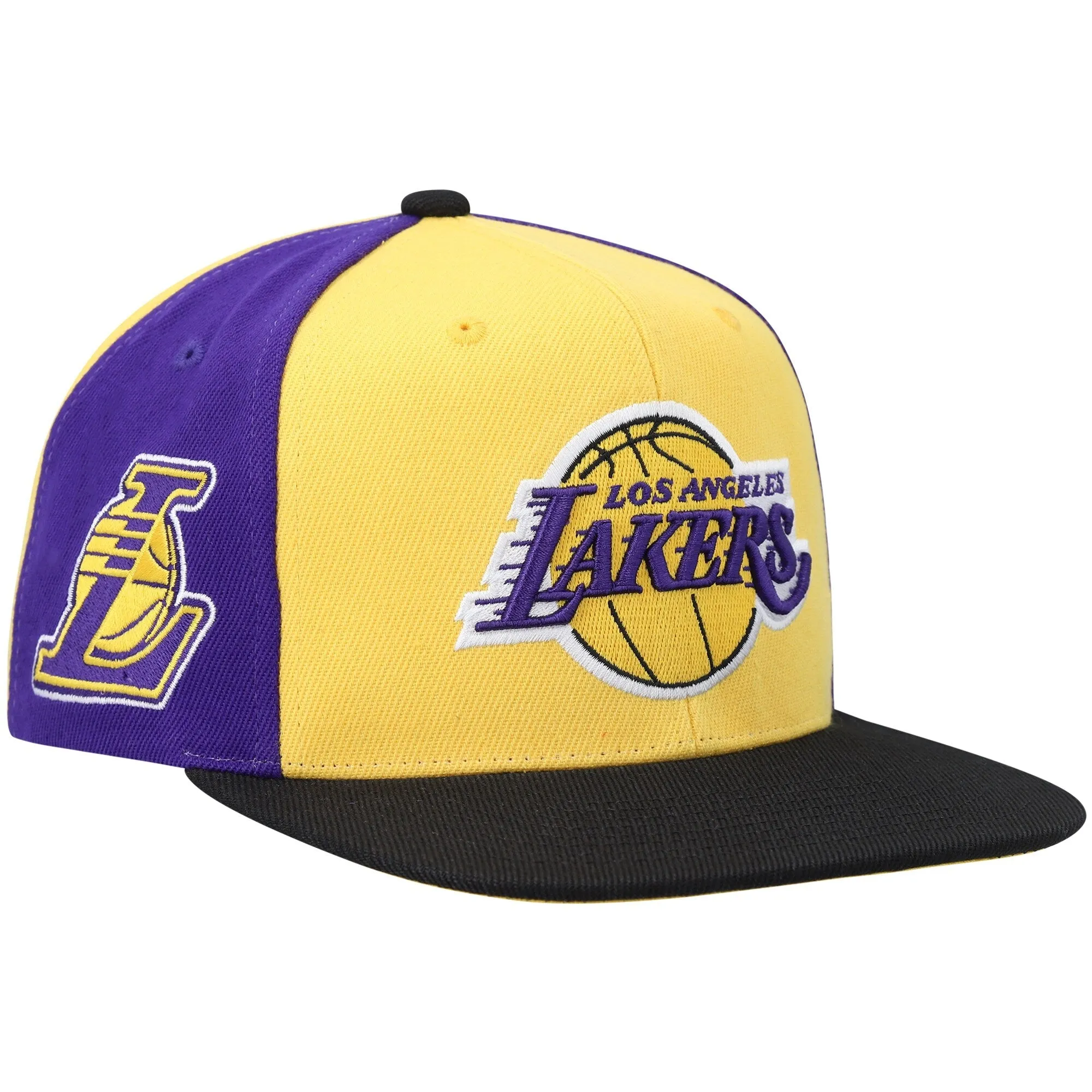 Men's Mitchell & Ness NBA On The Block Snapback Lakers sold by Zulily product image thumbnail 3