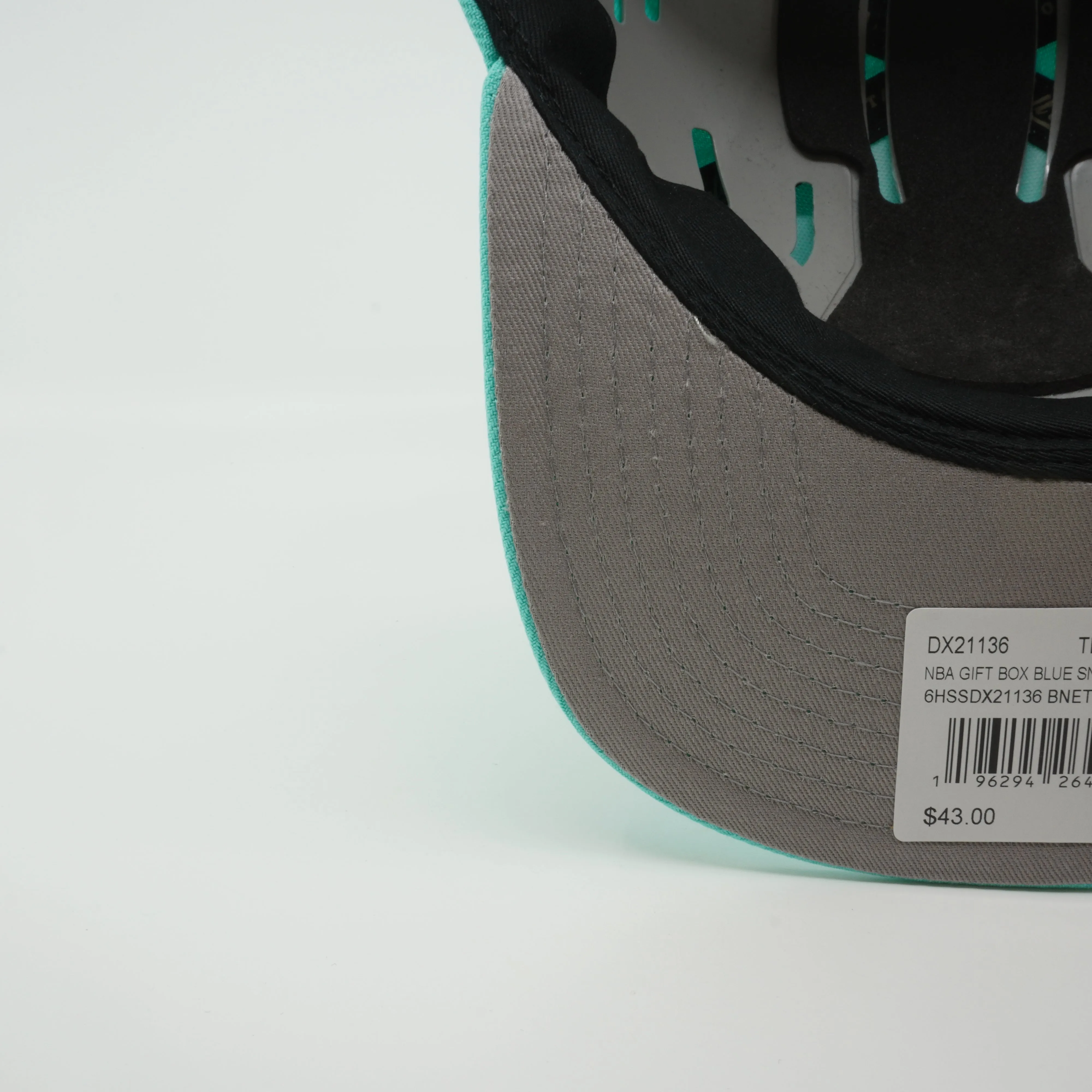 Men's Mitchell & Ness NBA Gift Box Blue Snapback Nets - Teal-Black sold by Zulily product image thumbnail 5