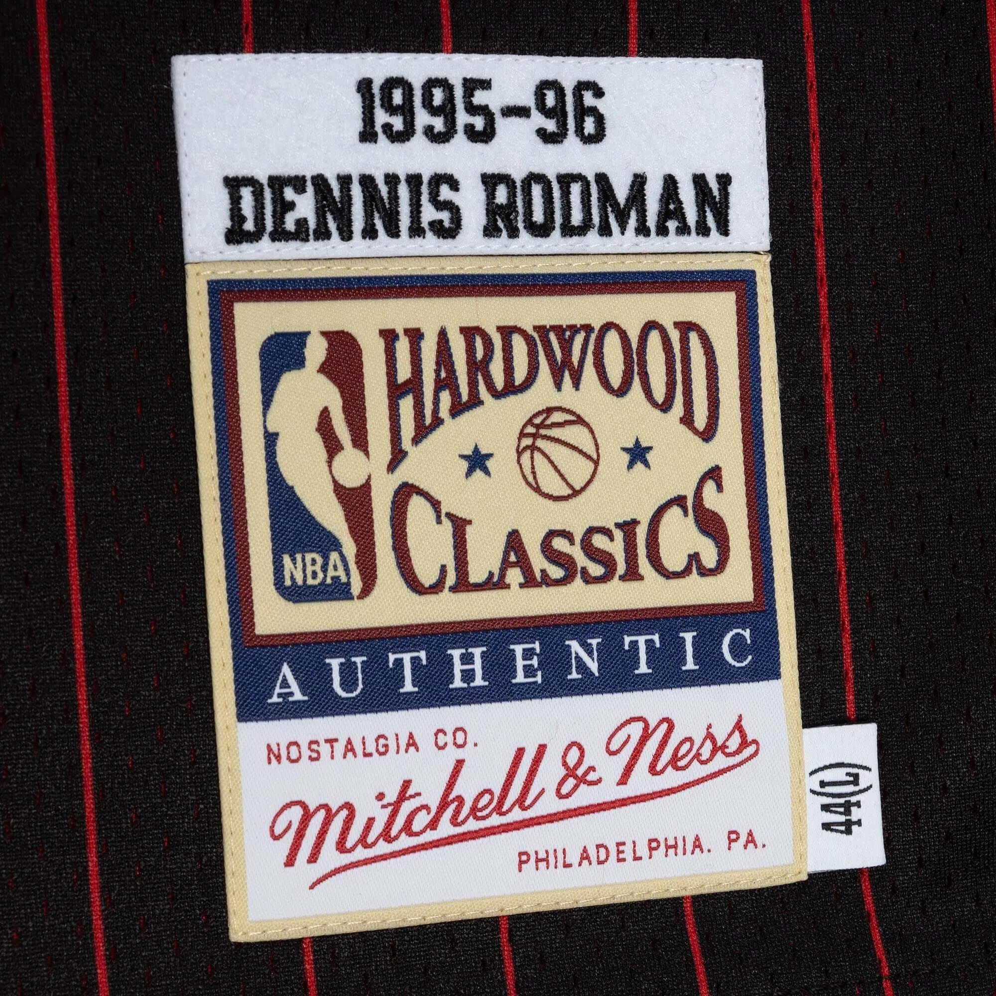 Mitchell & Ness NBA Authentic Jersey Chicago Bulls 1995 Dennis Rodman sold by Zulily product image thumbnail 4
