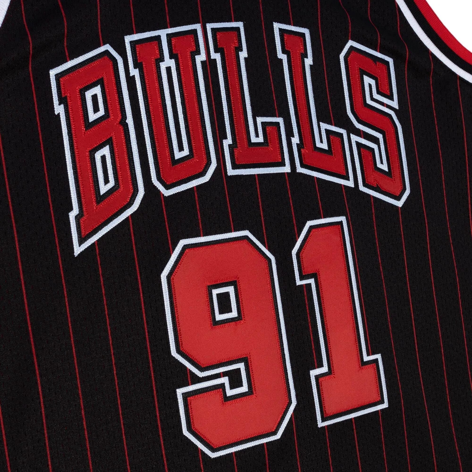 Mitchell & Ness NBA Authentic Jersey Chicago Bulls 1995 Dennis Rodman sold by Zulily product image thumbnail 3