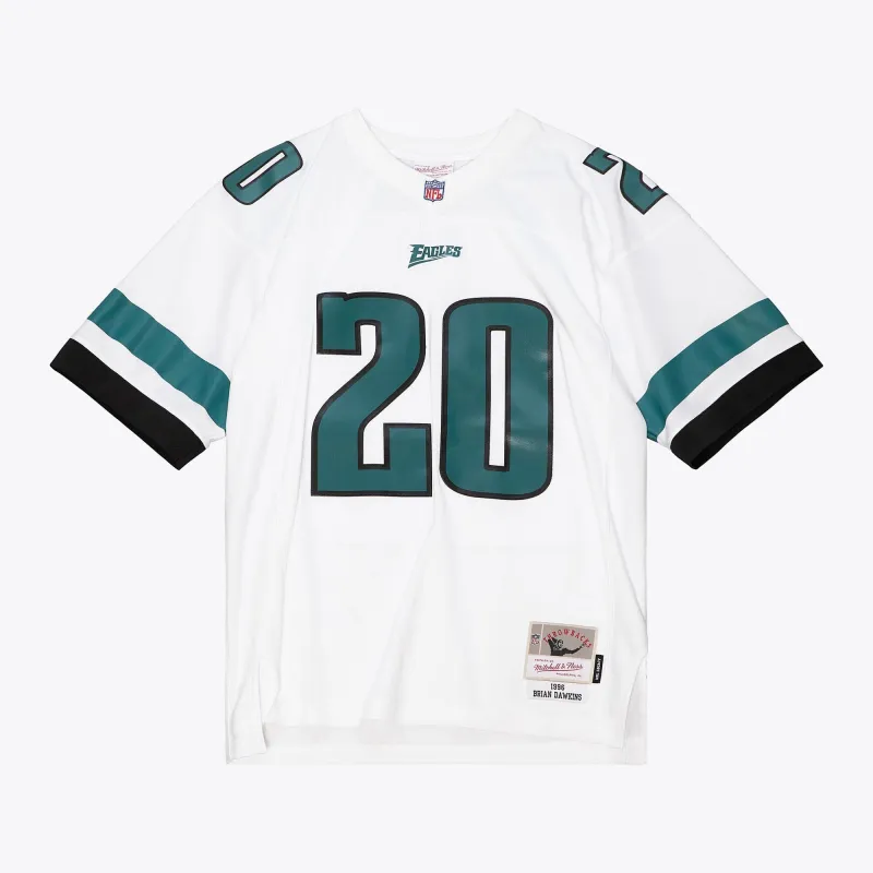 Men's Mitchell & Ness NFL White Jersey Eagles 1996 Brian Dawkins sold by Zulily