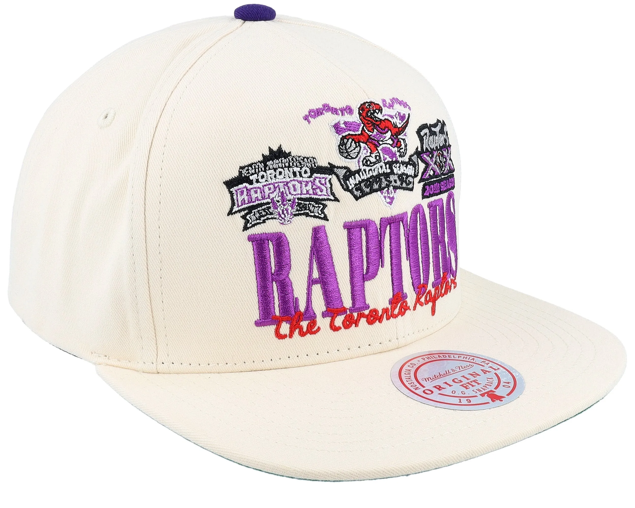 Men's Mitchell & Ness NBA Reframe Retro Snapback Hwc Raptors sold by Zulily product image thumbnail 2