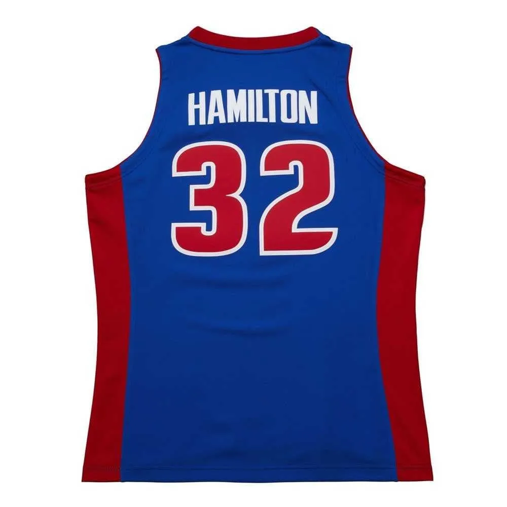 Men's Mitchell & Ness Dark Finals Jersey Pistons 2003 Richard Hamilton sold by Zulily product image thumbnail 2