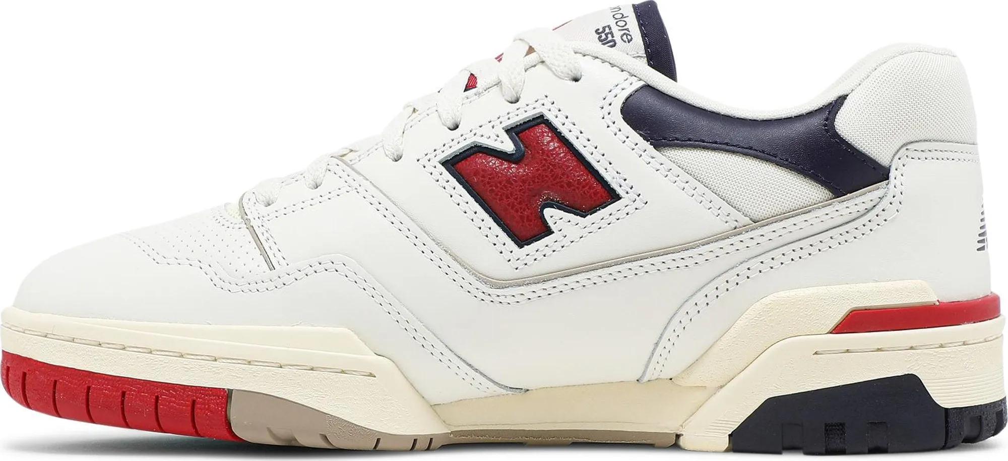 Men's New Balance Bb550 'Aime Leon Dore White Navy Red' sold by Zulily product image thumbnail 3