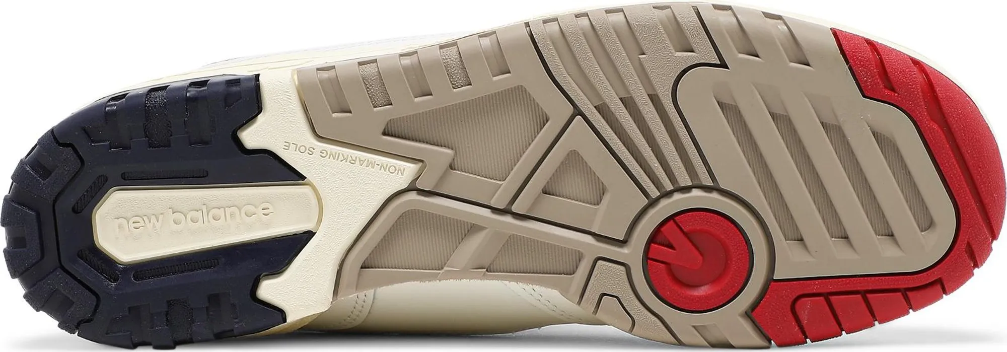 Men's New Balance Bb550 'Aime Leon Dore White Navy Red' sold by Zulily product image thumbnail 5