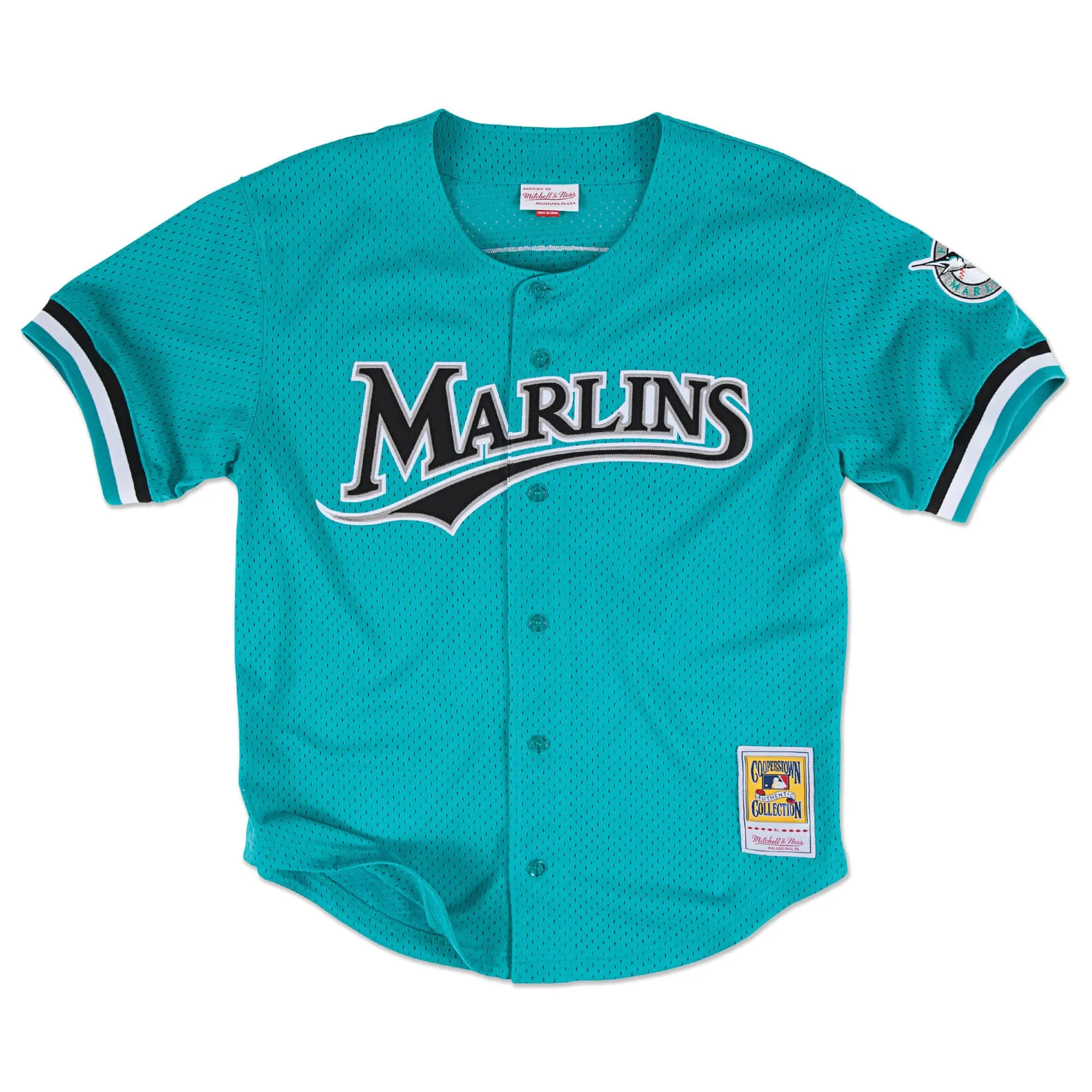 Men's Mitchell & Ness MLB Bp Jersey Marlins 1995 Andre Dawson sold by Zulily