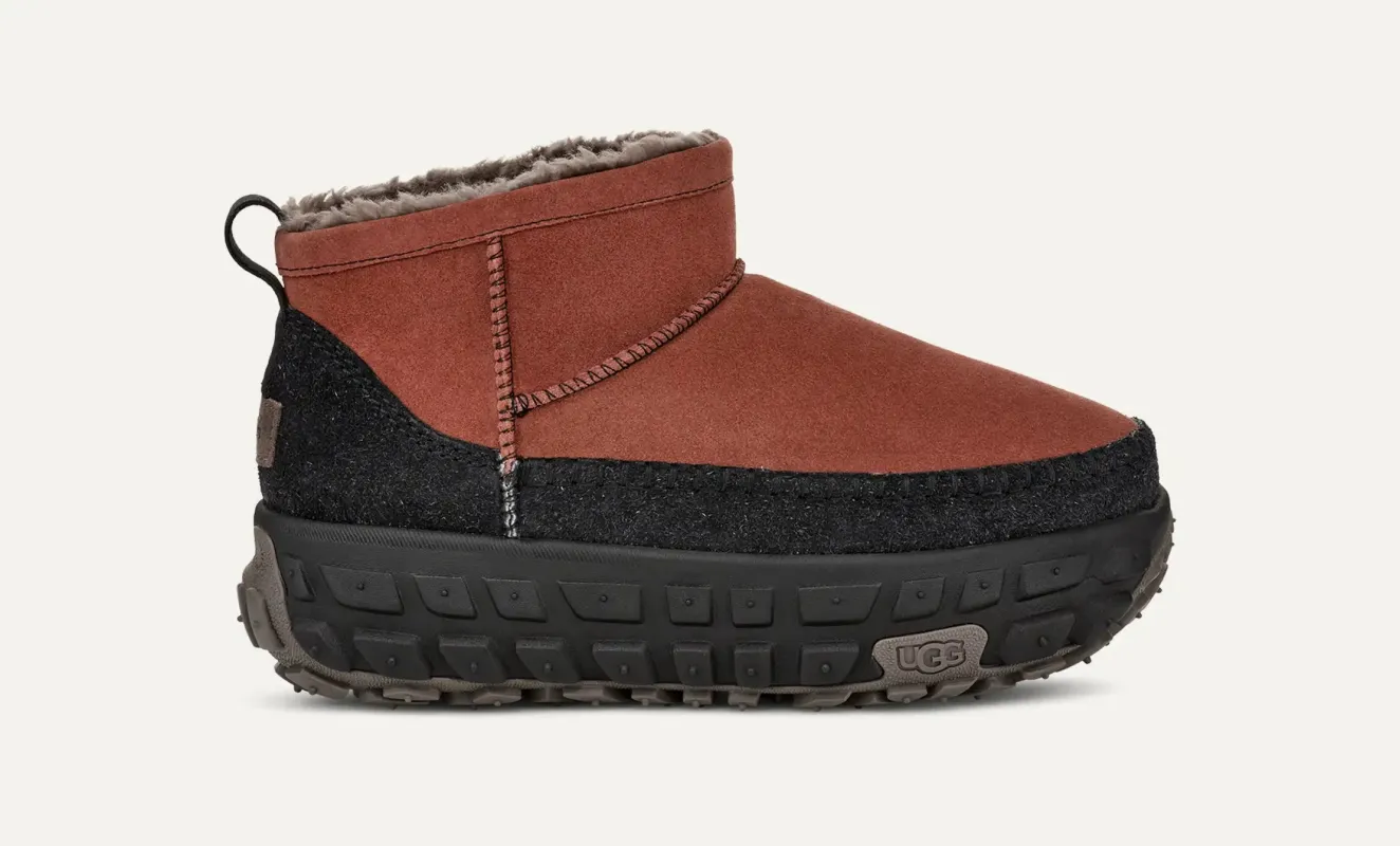Men's UGG Venture Daze Ultra Mini Boot 'Red Jasper Black' made by UGG