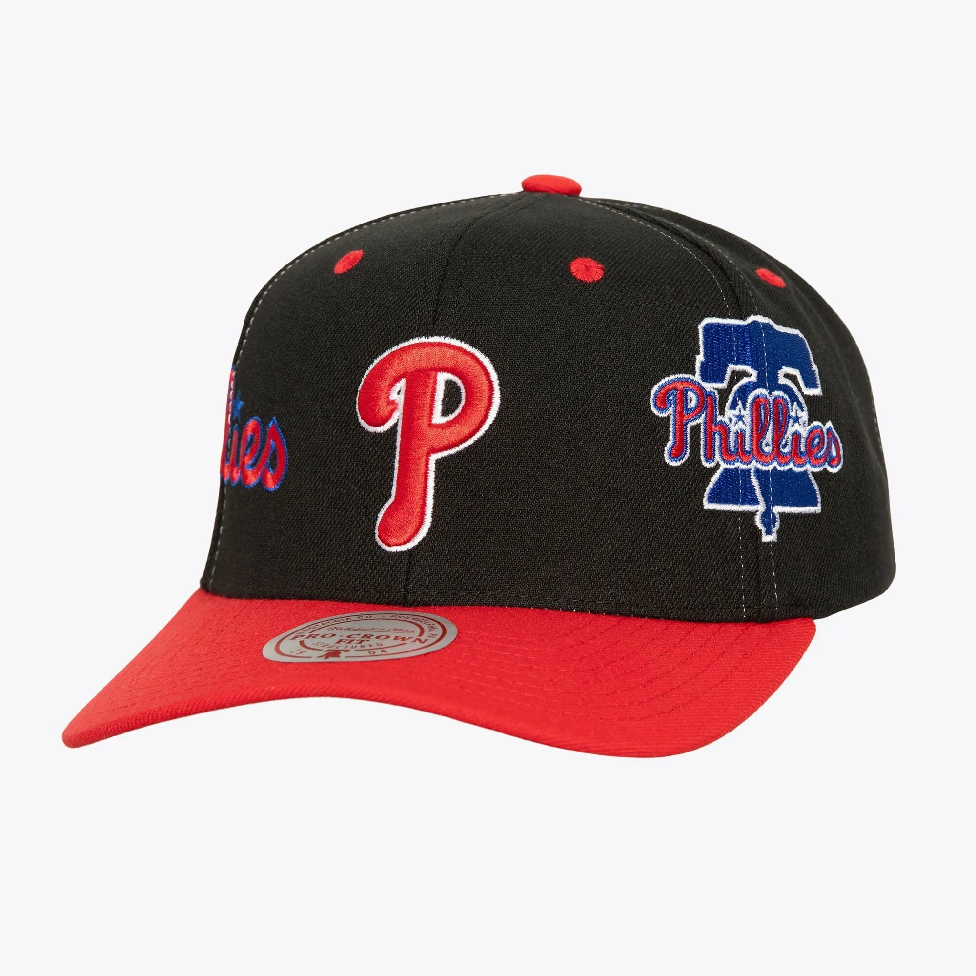 Men's Mitchell & Ness MLB Overbite Pro Snapback Phillies sold by Zulily