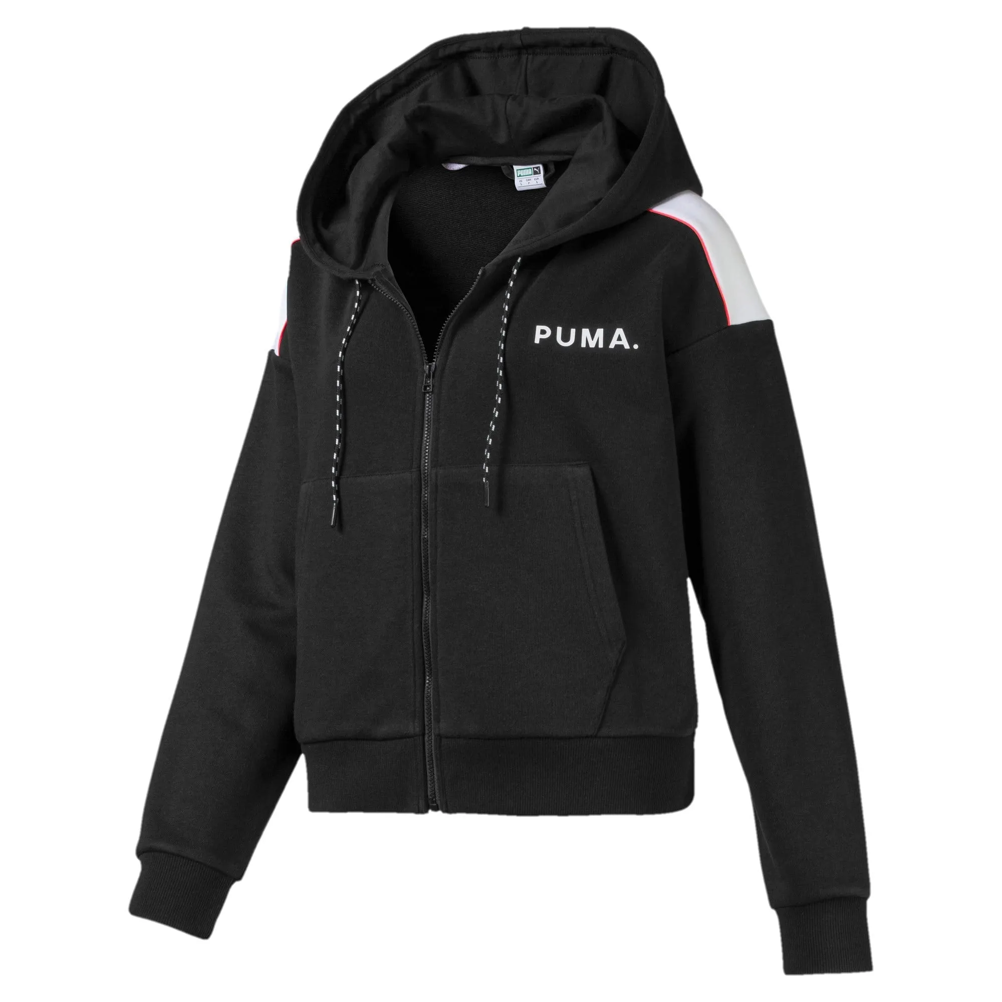 Women's Puma Chase Cropped Full Zip Hoody sold by Zulily product image thumbnail 4