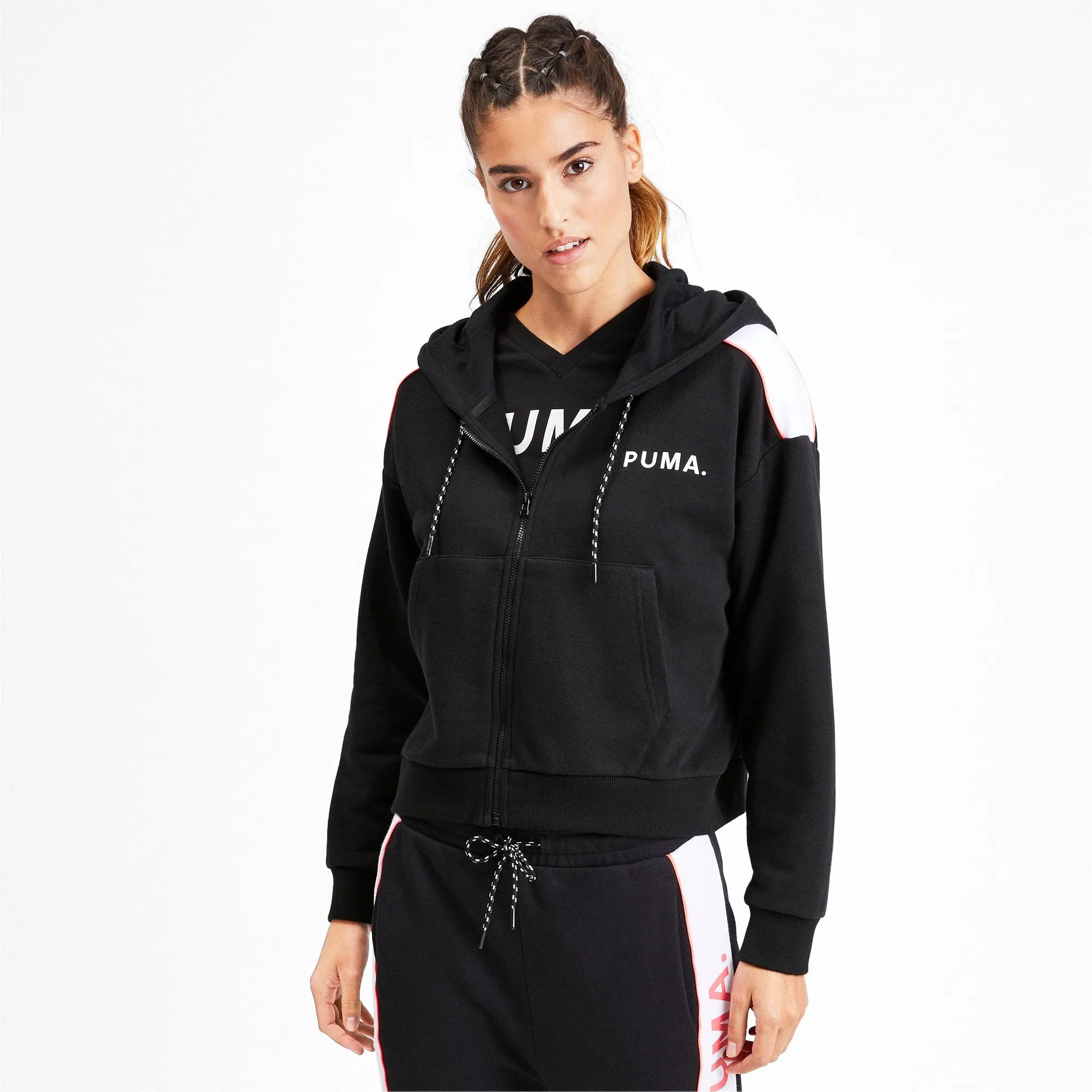 Women's Puma Chase Cropped Full Zip Hoody sold by Zulily