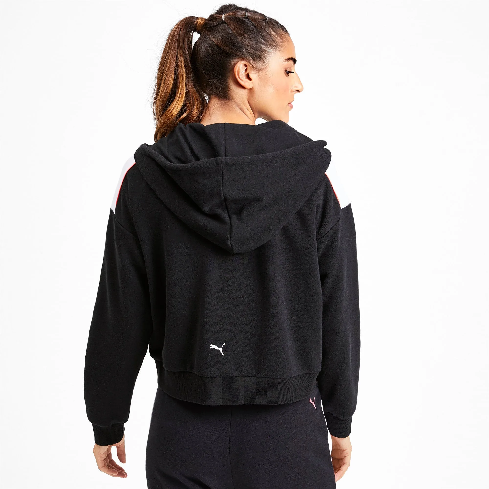Women's Puma Chase Cropped Full Zip Hoody sold by Zulily product image thumbnail 2
