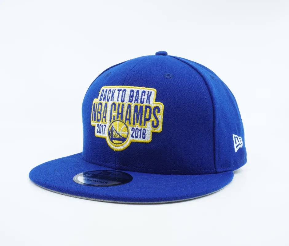 Men's New Era NBA Gsw Warriors Back To Back Champs 17/18 950 Snapback sold by Zulily
