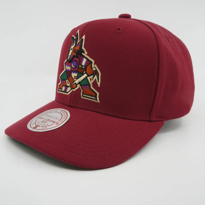 Men's Mitchell & Ness Nhl Team Ground 2.0 Pro Snapback Coyotes - Maroon made by Mitchell & Ness