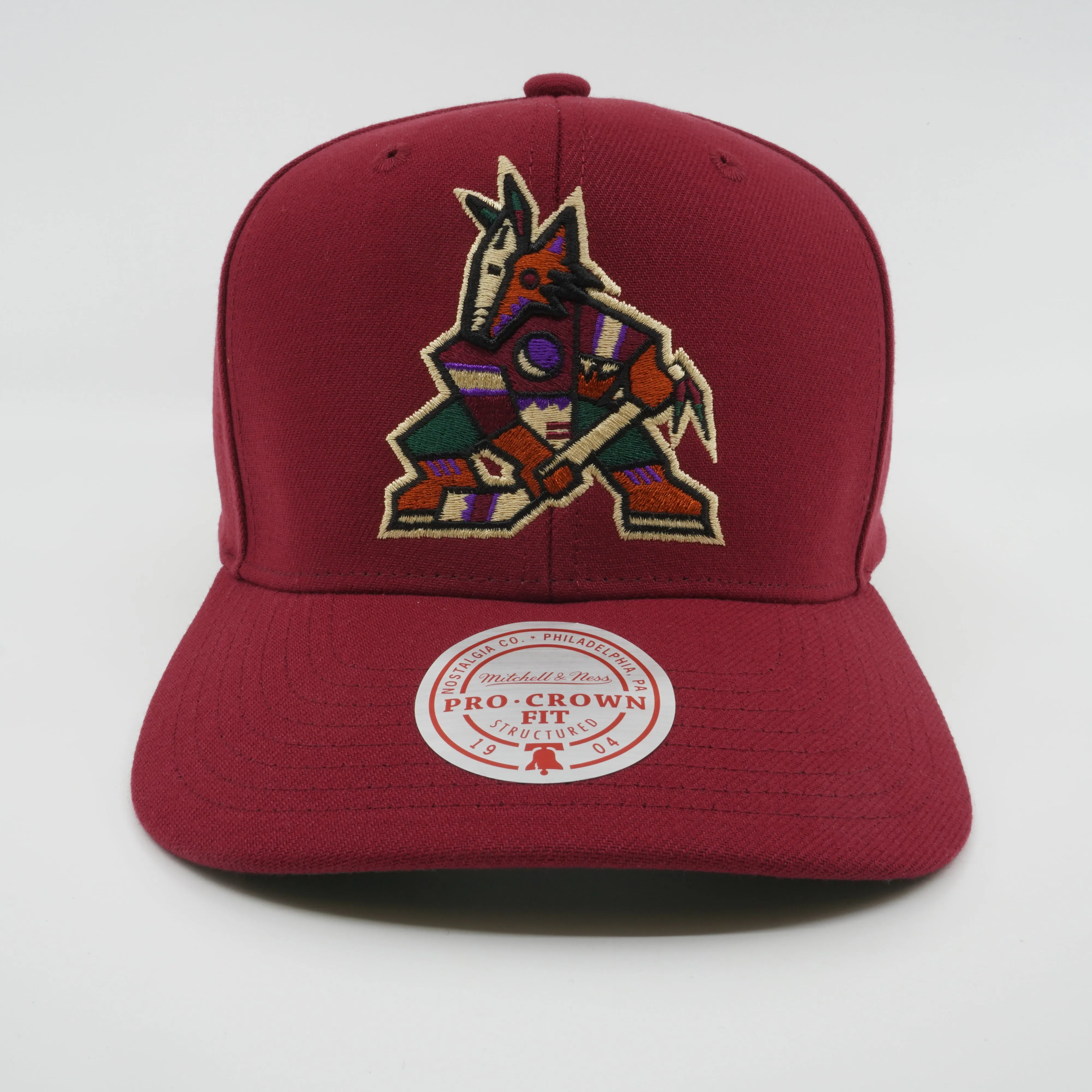 Men's Mitchell & Ness Nhl Team Ground 2.0 Pro Snapback Coyotes - Maroon sold by Zulily product image thumbnail 2