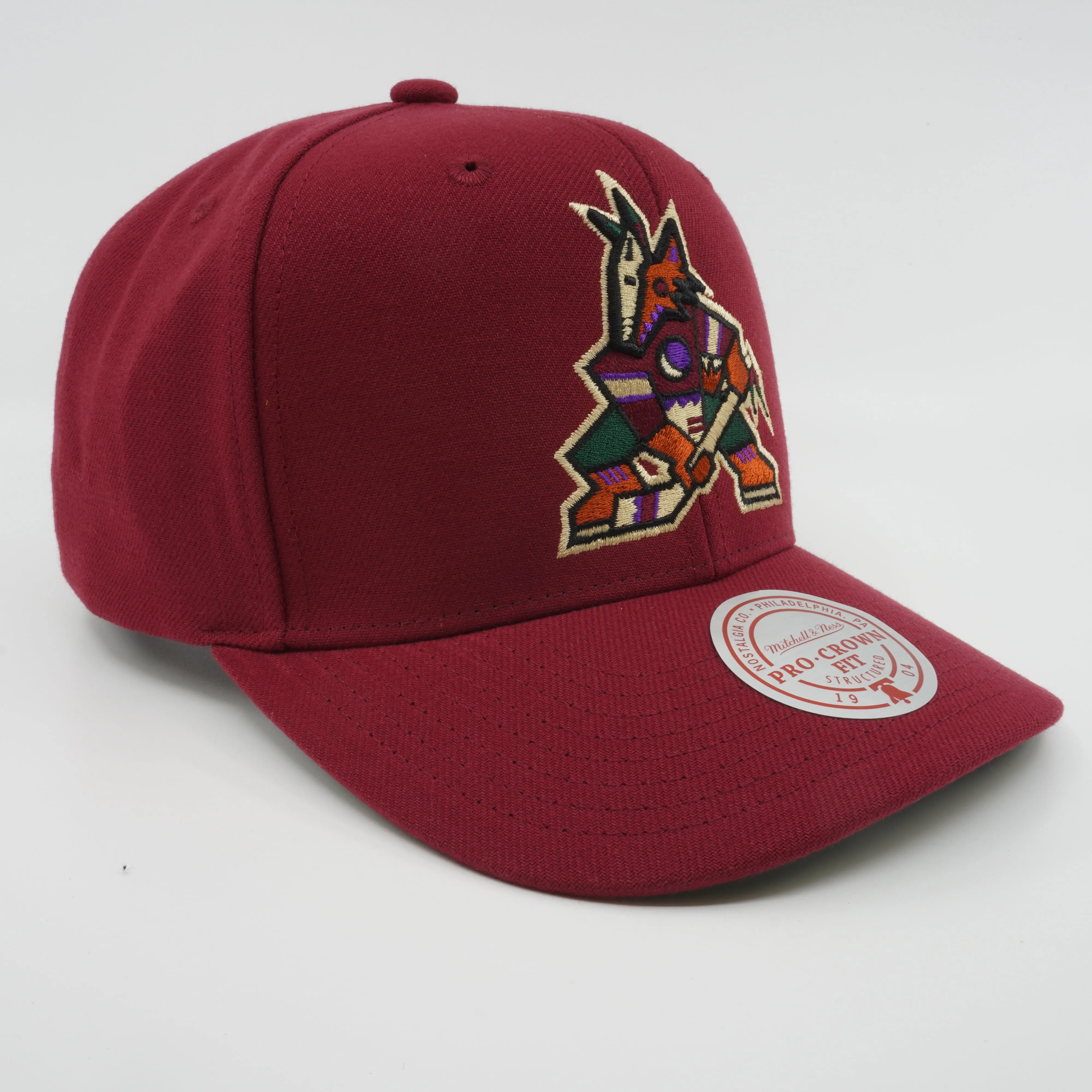 Men's Mitchell & Ness Nhl Team Ground 2.0 Pro Snapback Coyotes - Maroon sold by Zulily product image thumbnail 3