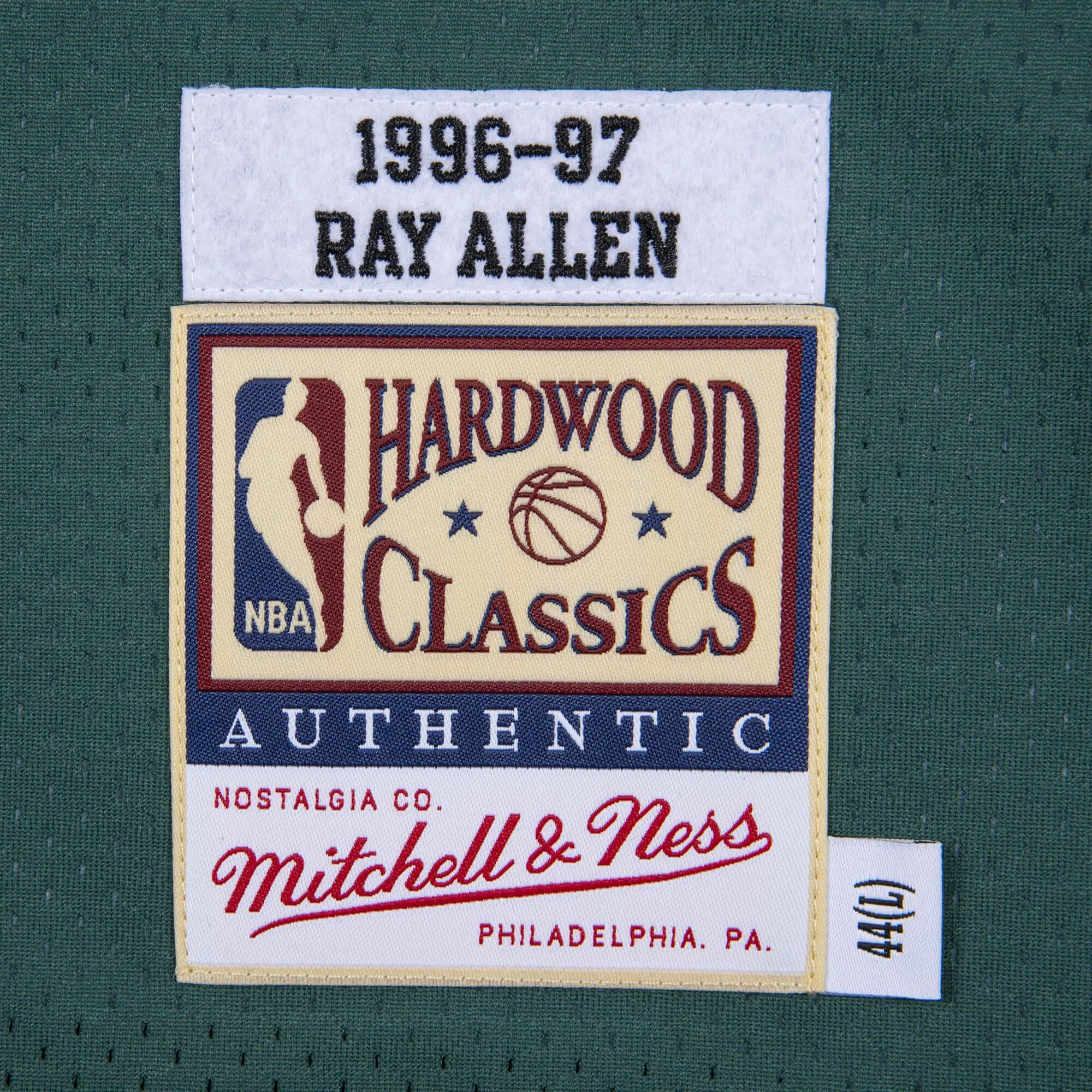 Mitchell & Ness NBA Authentic Alternate Jersey Milwaukee Bucks 96 Ray Allen sold by Zulily product image thumbnail 3