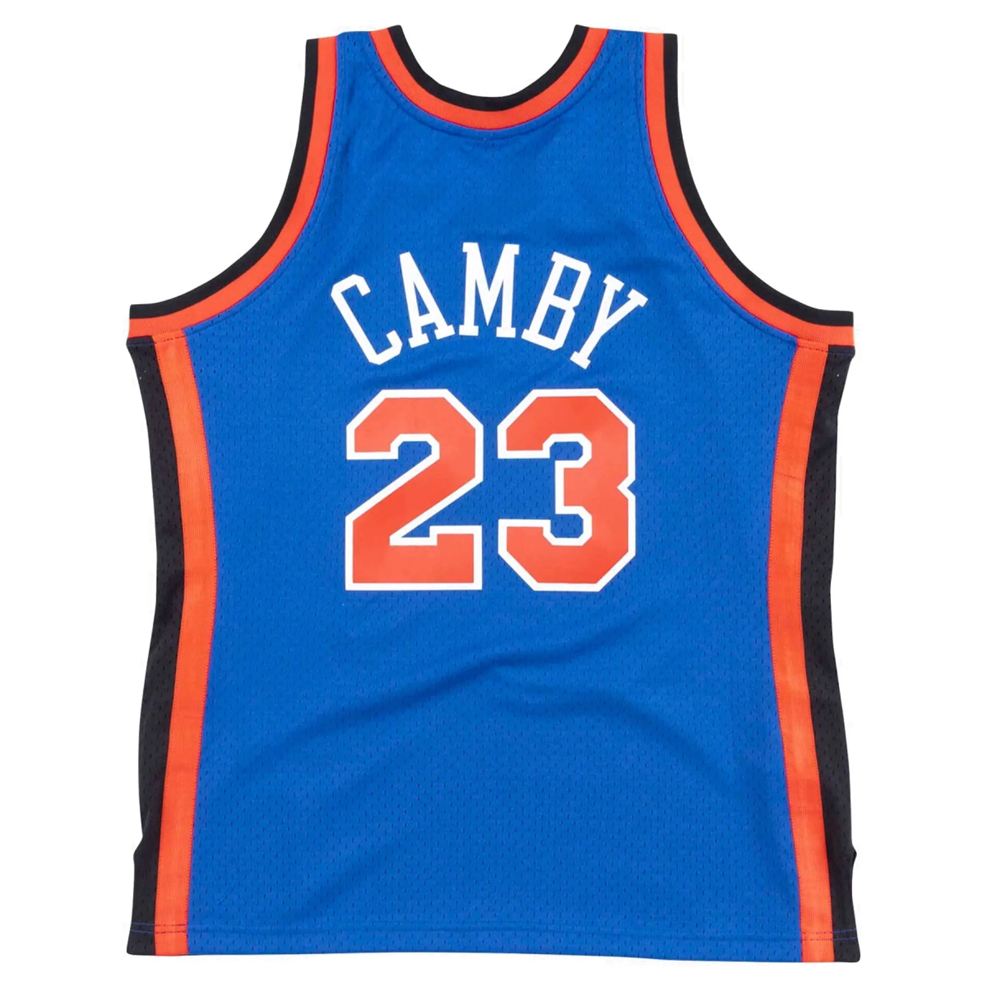 Men's Mitchell & Ness NBA Swingman Jersey New York Knicks 98-99 Marcus Camby sold by Zulily product image thumbnail 2