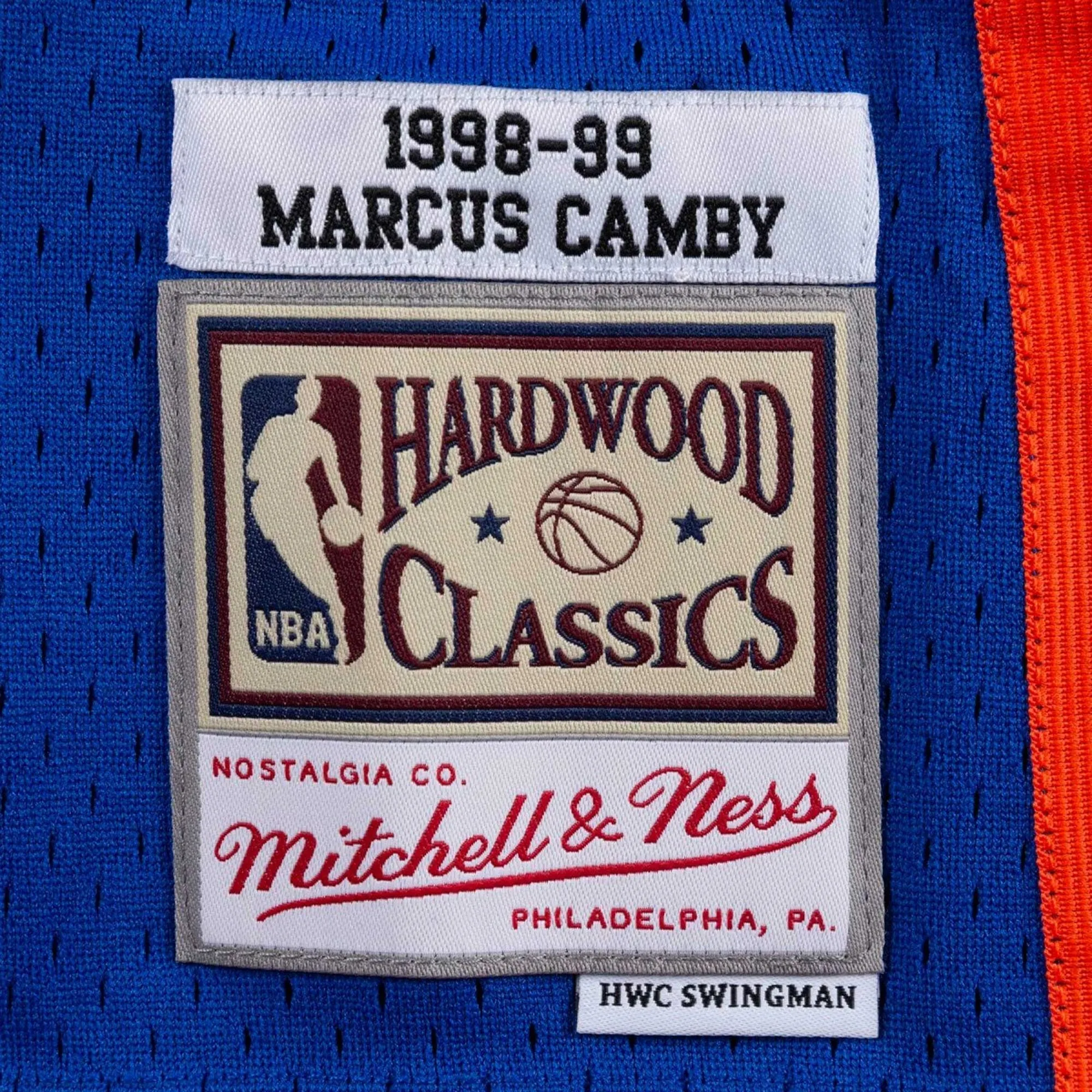 Men's Mitchell & Ness NBA Swingman Jersey New York Knicks 98-99 Marcus Camby sold by Zulily product image thumbnail 3
