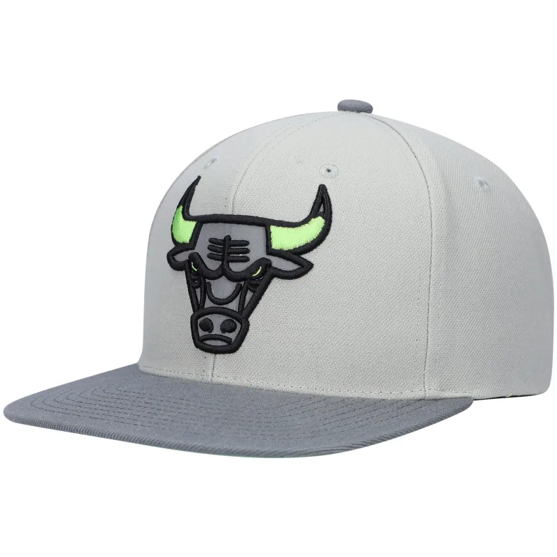 Men's Mitchell & Ness NBA Chicago Bulls Green Bean Snapback sold by Zulily