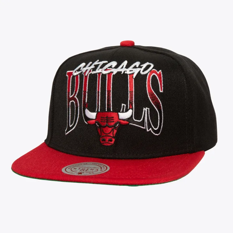 Men's Mitchell & Ness NBA Rise Up Snapback Bulls sold by Zulily