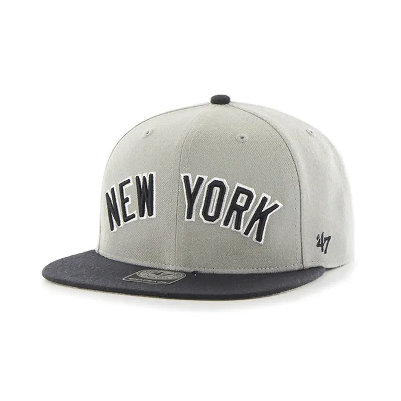 Men's 47 Brand Ny Yankees Captain Snapback - Grey/Black sold by Zulily