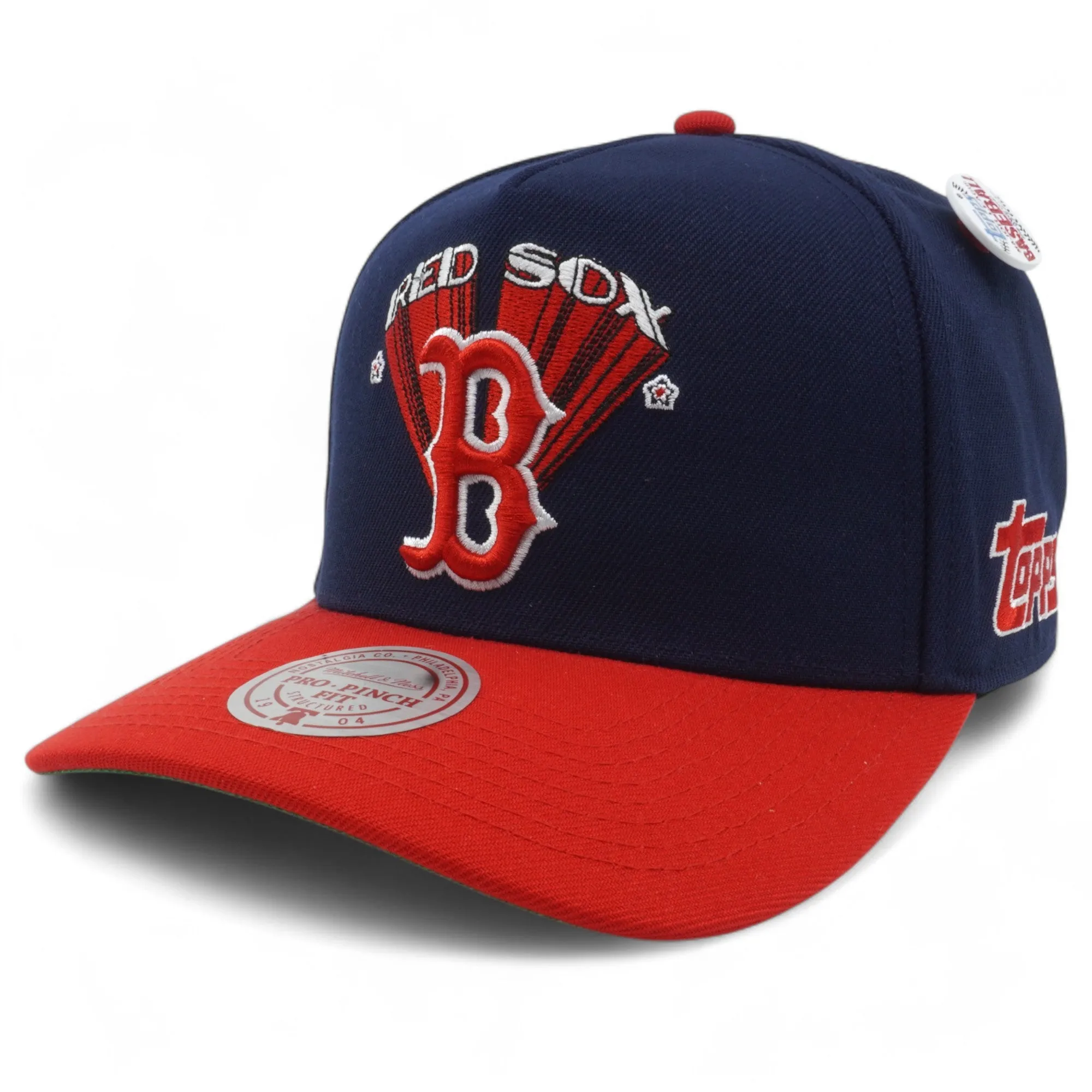 Men's Mitchell & Ness MLB Team Star Pro Snapback Red Sox - Blue sold by Zulily