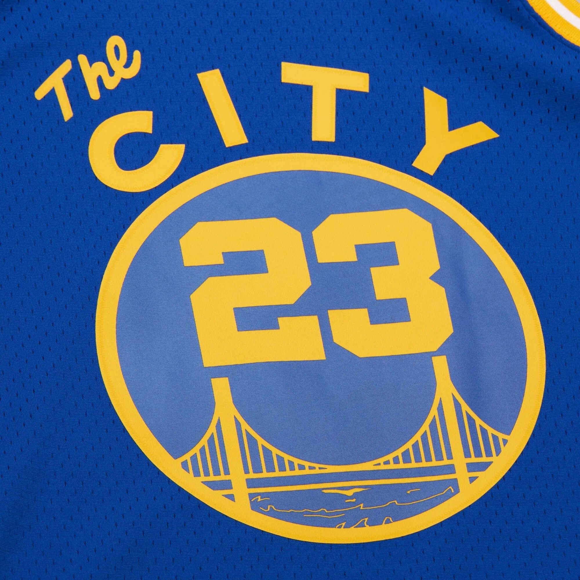 Men's Mitchell & Ness NBA Blue Alternate Jersey Warriors 2004 Jason Richardson sold by Zulily product image thumbnail 4