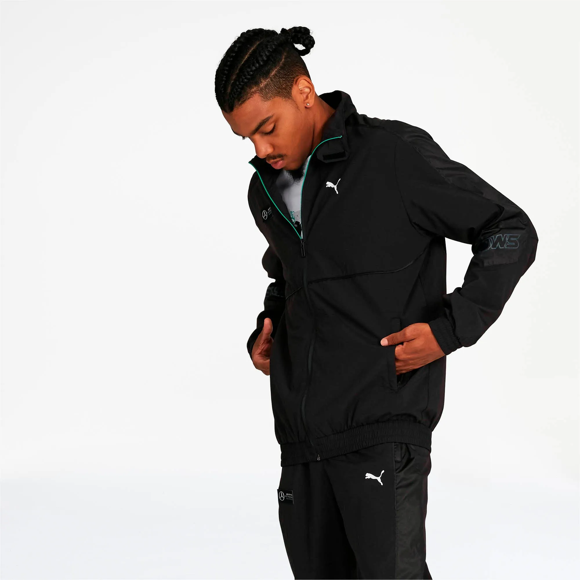 Men's Puma Mapm Mercedes Amg Street Woven Jacket sold by Zulily product image thumbnail 2