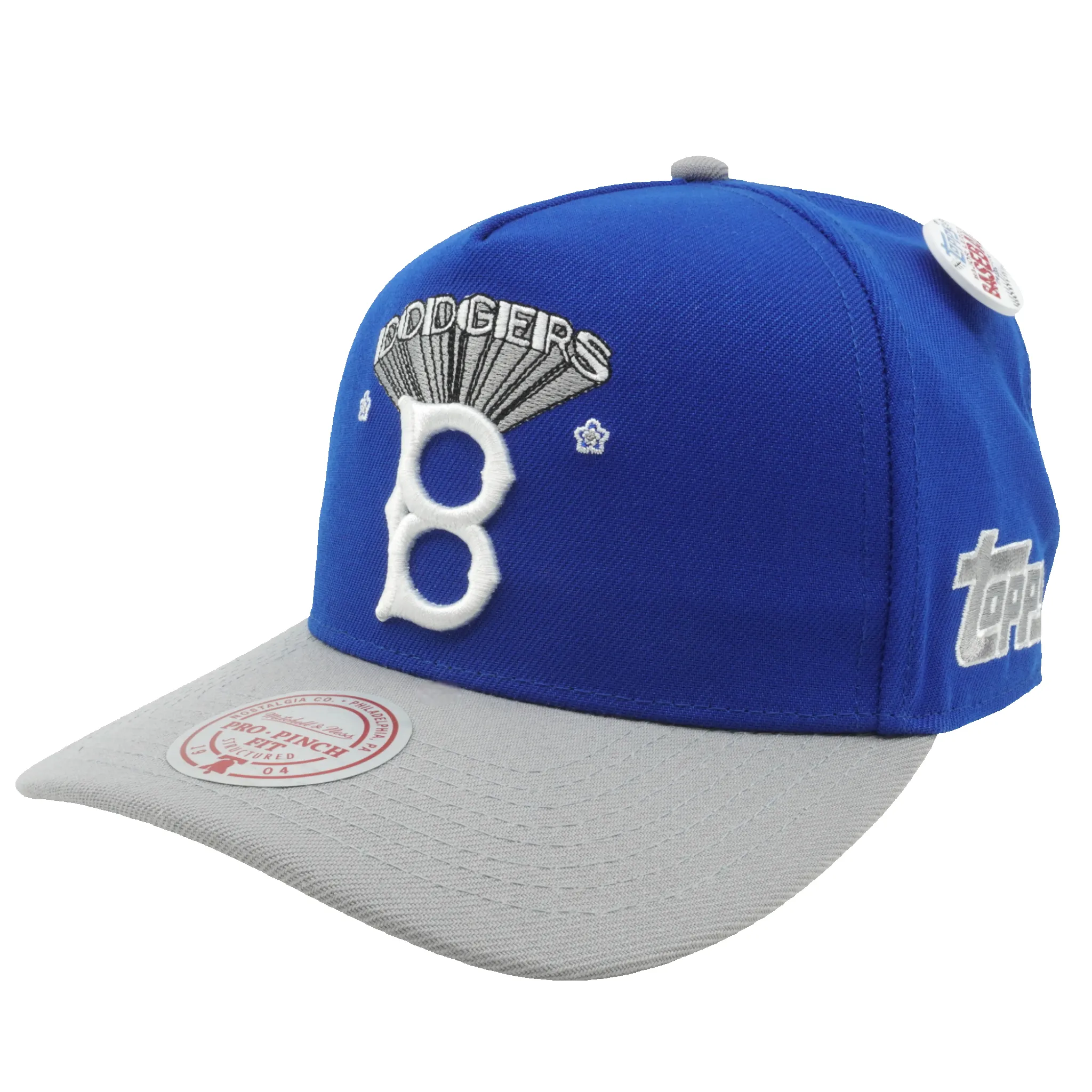 Men's Mitchell & Ness MLB Team Star Pro Snapback Coop Dodgers - Blue sold by Zulily