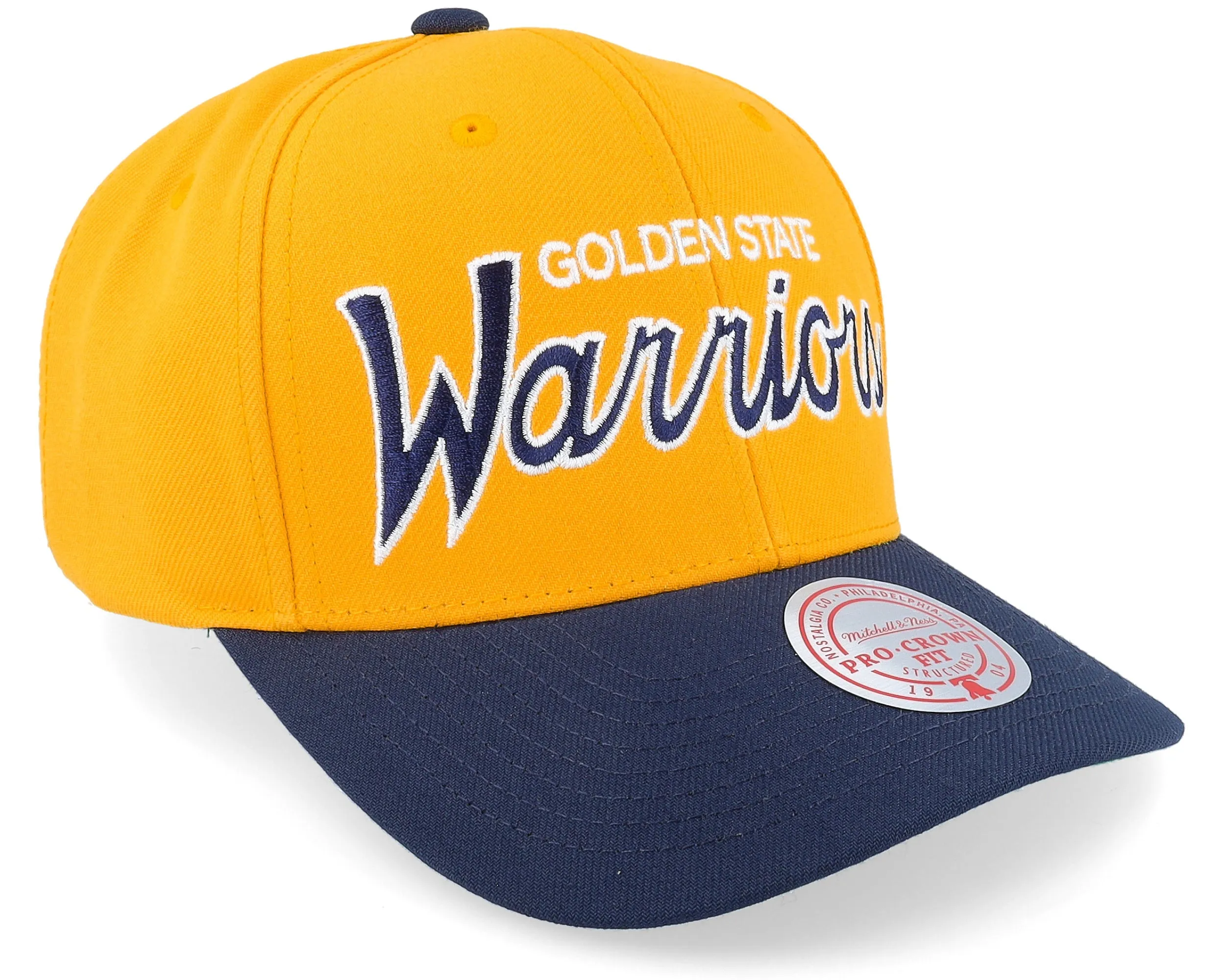 Men's Mitchell & Ness NBA Team Script 2.0 Pro Snapback Hwc Warriors sold by Zulily product image thumbnail 2