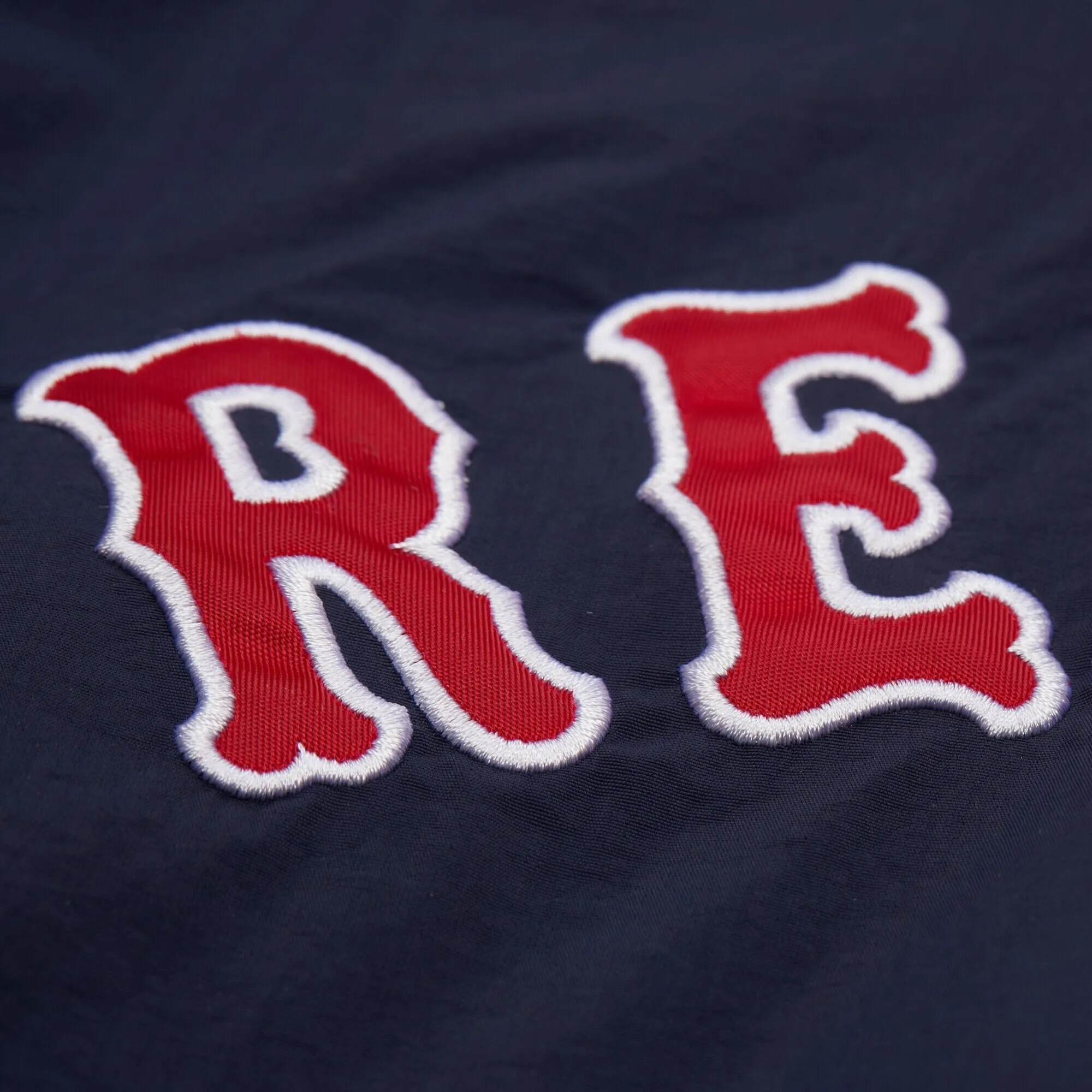 Men's Mitchell & Ness MLB Nylon Pullover Jacket Vintage Logo Red Sox sold by Zulily product image thumbnail 3