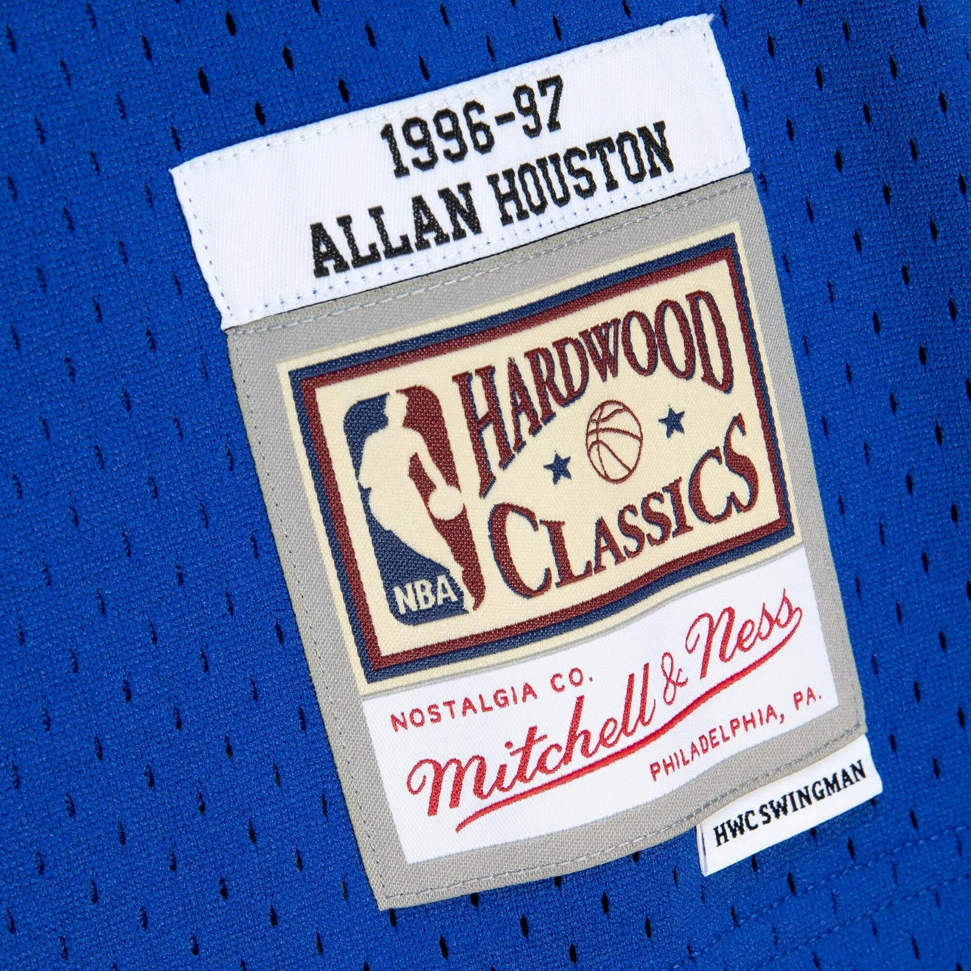 Men's Mitchell & Ness NBA Dark Swingman Jersey - Allan Houston Ny Knicks 1996-97 sold by Zulily product image thumbnail 4