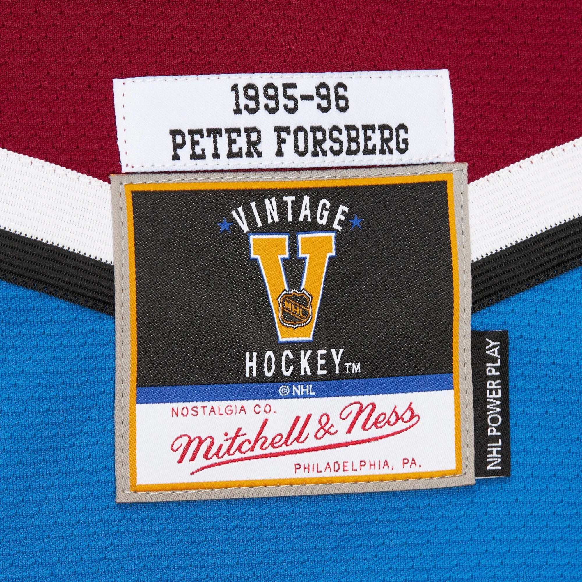 Men's Mitchell & Ness Nhl Dark Jersey Avalanche 1995 Peter Forsberg sold by Zulily product image thumbnail 4