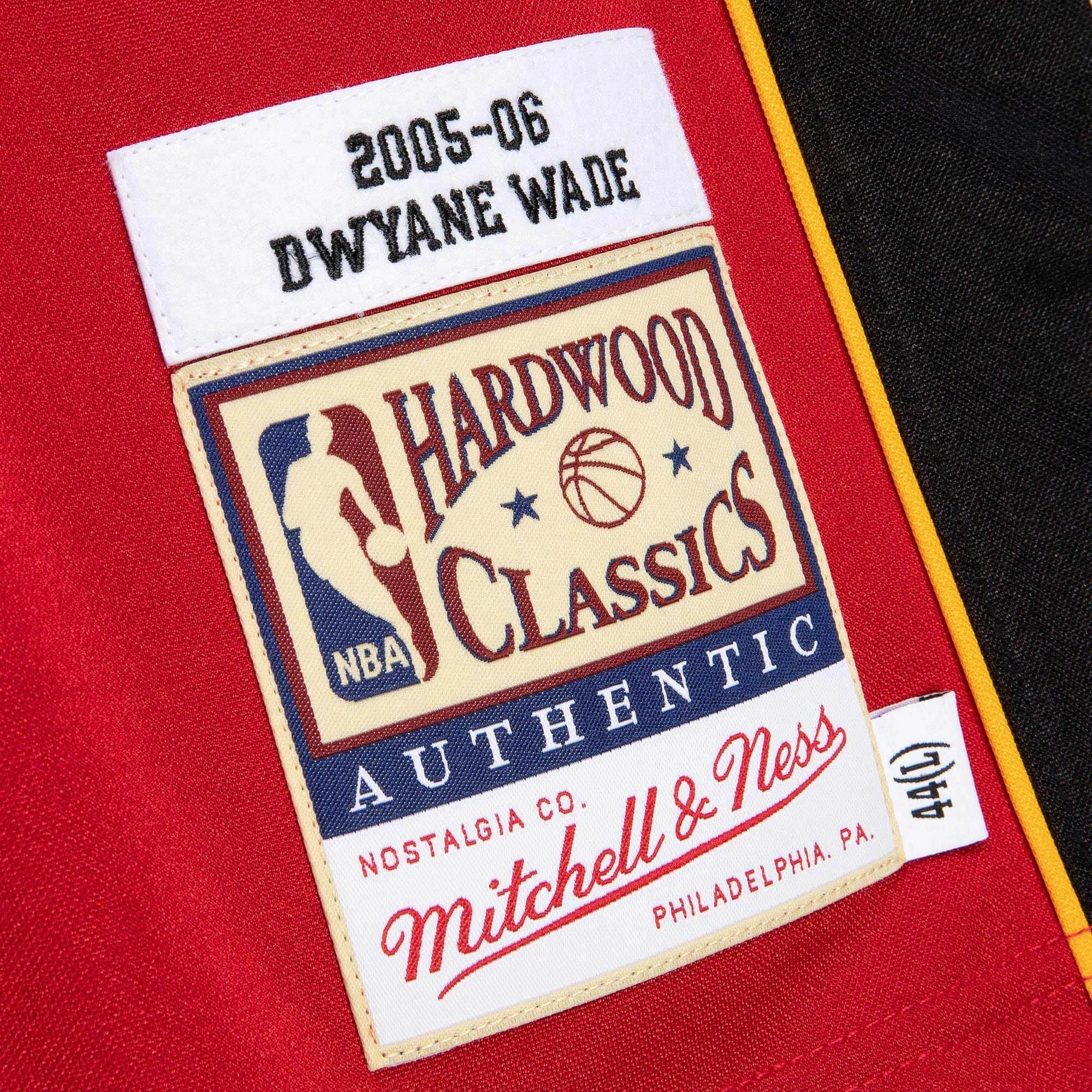 Mitchell & Ness NBA Alternate Finals Jersey Miami Heat 2005 Dwyane Wade sold by Zulily product image thumbnail 4