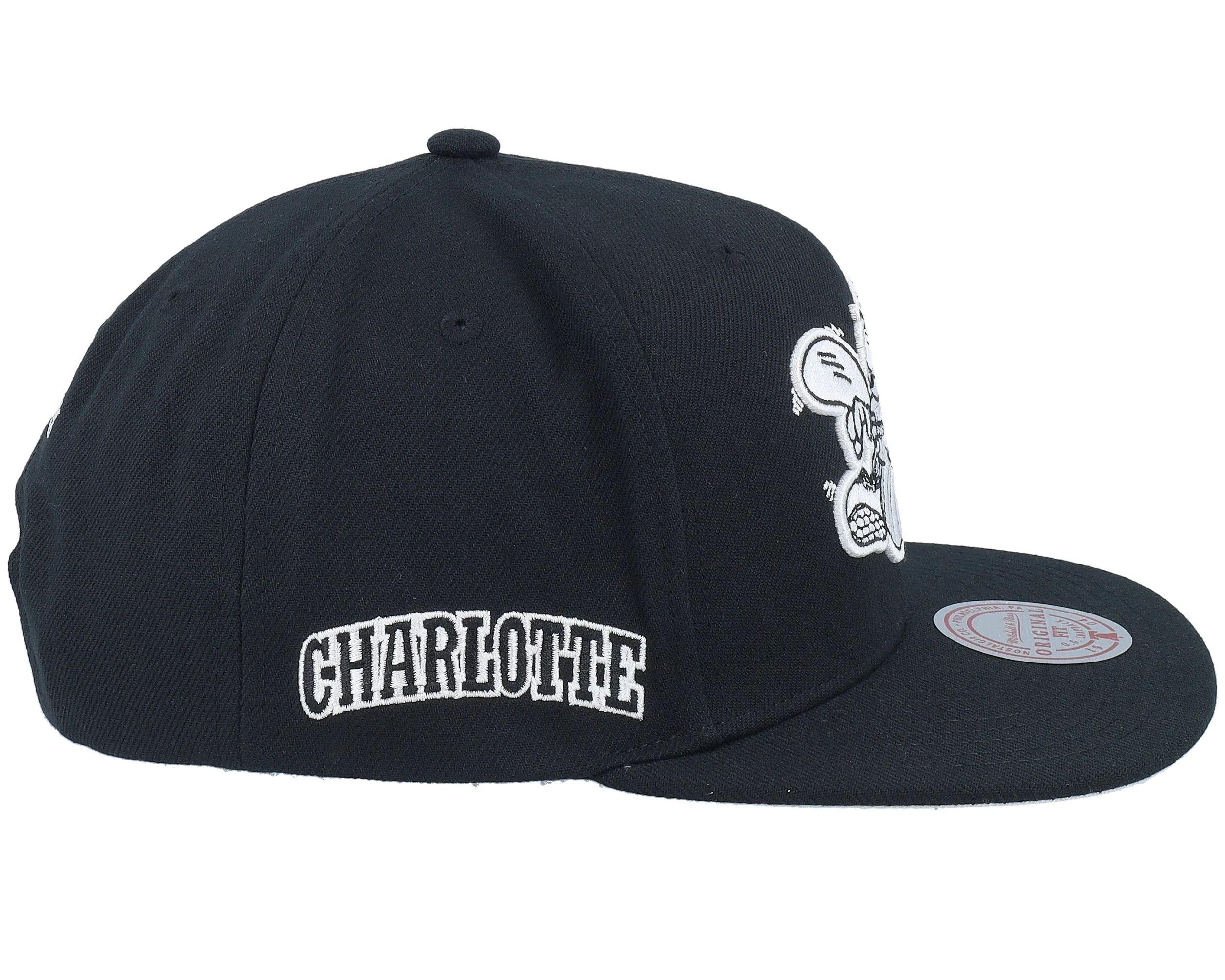 Men's Mitchell & Ness NBA Evergreen Black White Snapback Hwc Hornets sold by Zulily product image thumbnail 5