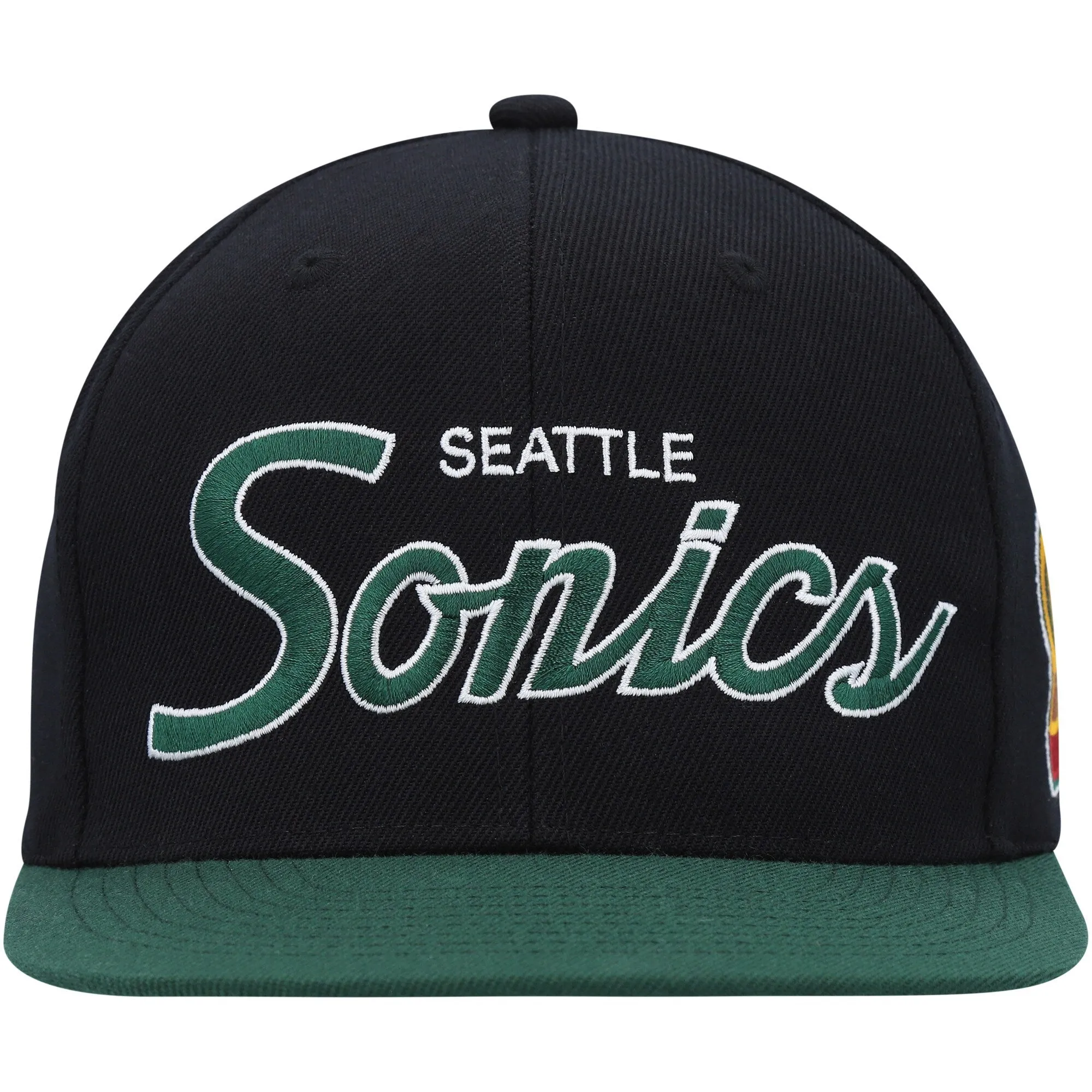 Men's Mitchell & Ness NBA Team Script 2.0 Snapback Hwc Supersonics - Black sold by Zulily product image thumbnail 2