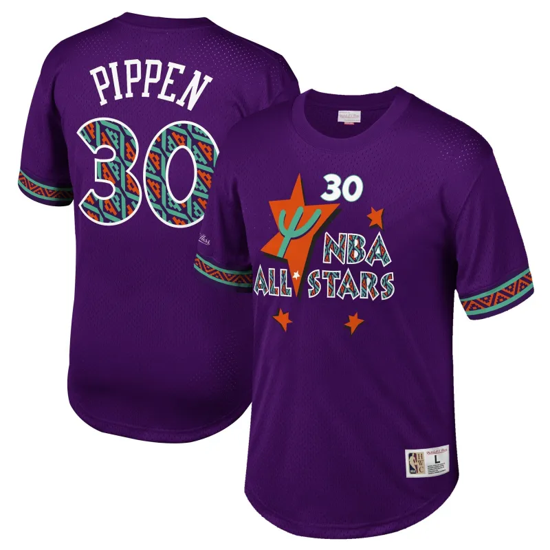 Mitchell & Ness NBA N&N Mesh Crewneck 1995 Scottie Pippen All-Star sold by Zulily