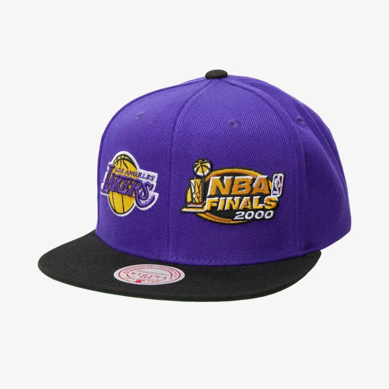 Men's Mitchell & Ness NBA Dual Whammy Snapback Lakers - Purple-Black sold by Zulily