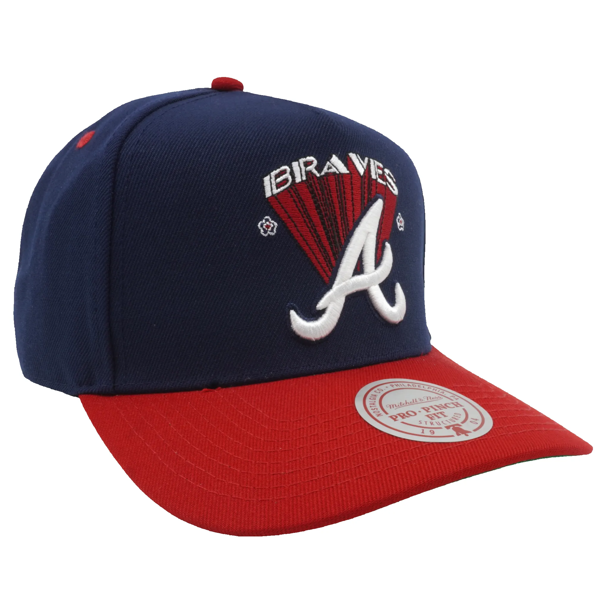 Men's Mitchell & Ness MLB Team Star Pro Snapback Braves - Blue sold by Zulily product image thumbnail 3