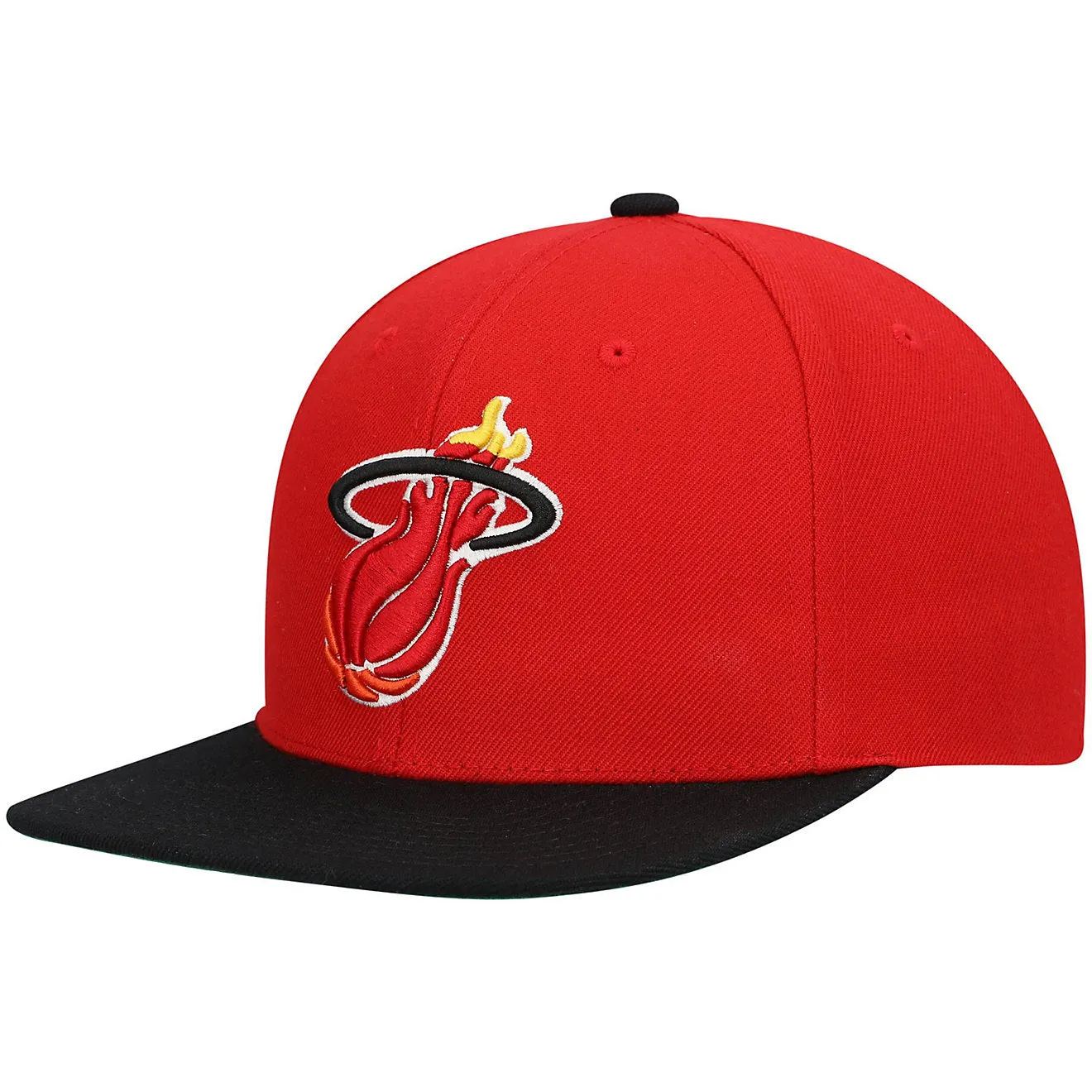 Men's Mitchell & Ness NBA Team 2 Tone 2.0 Snapback Hwc Heat sold by Zulily