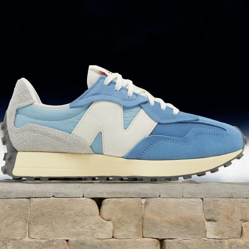 Men's New Balance 327 'Blue Laguna' sold by Zulily